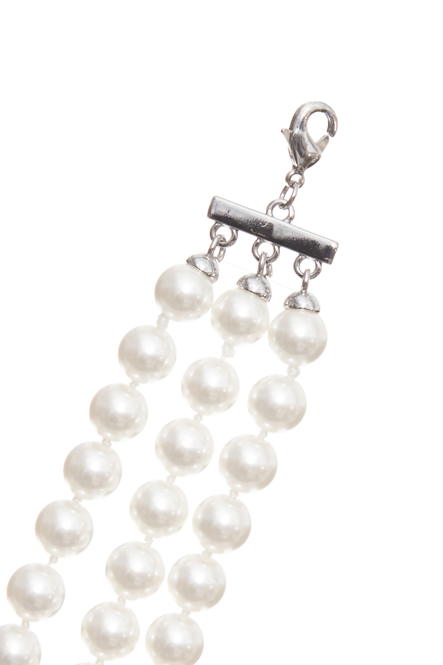 三層珍珠緞面蝴蝶結頸鍊三層珍珠緞面蝴蝶結頸鍊,春夏穿搭,珍珠,蝴蝶結,項鍊