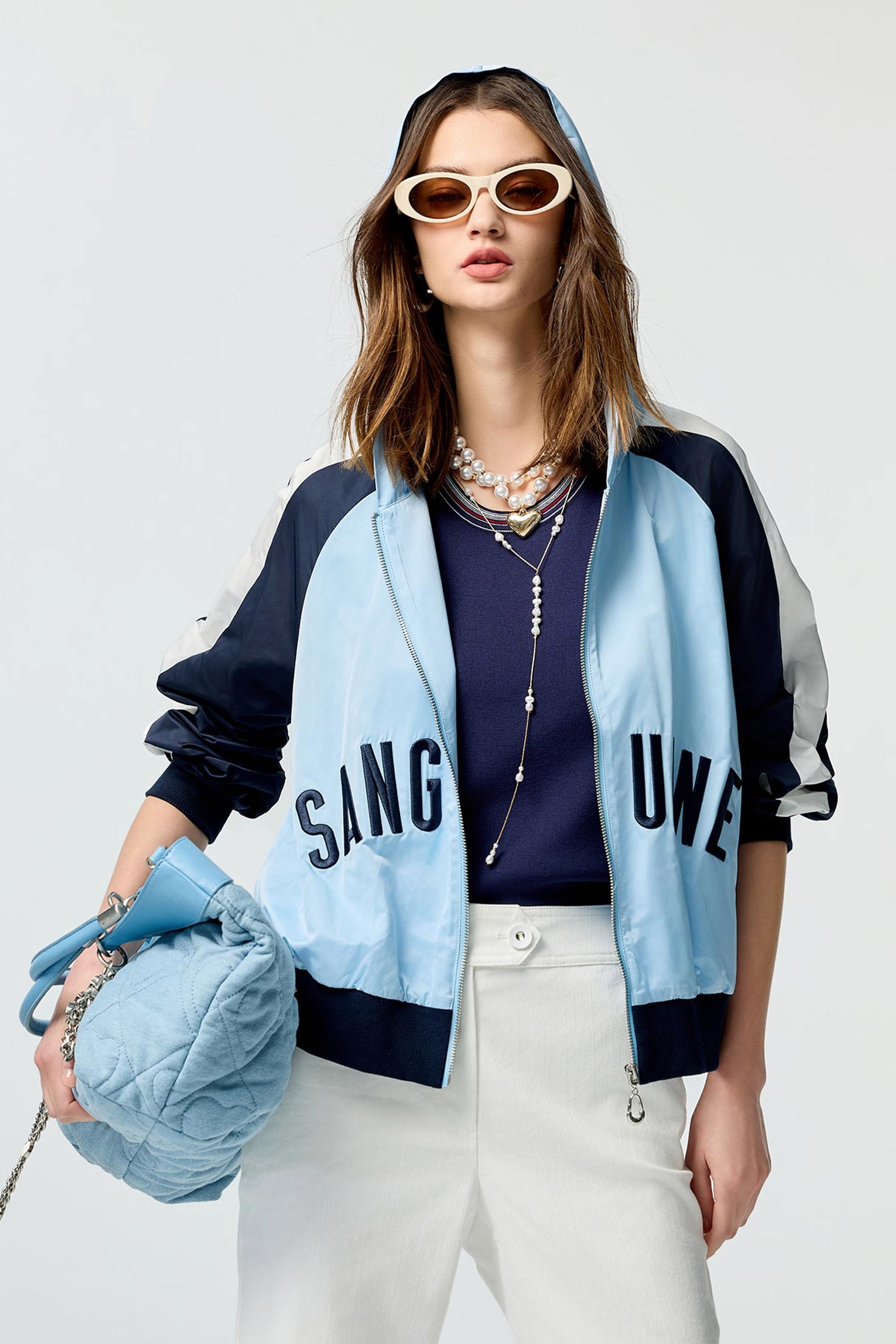 珍珠Y字細鍊珍珠Y字細鍊,春夏穿搭,珍珠,項鍊