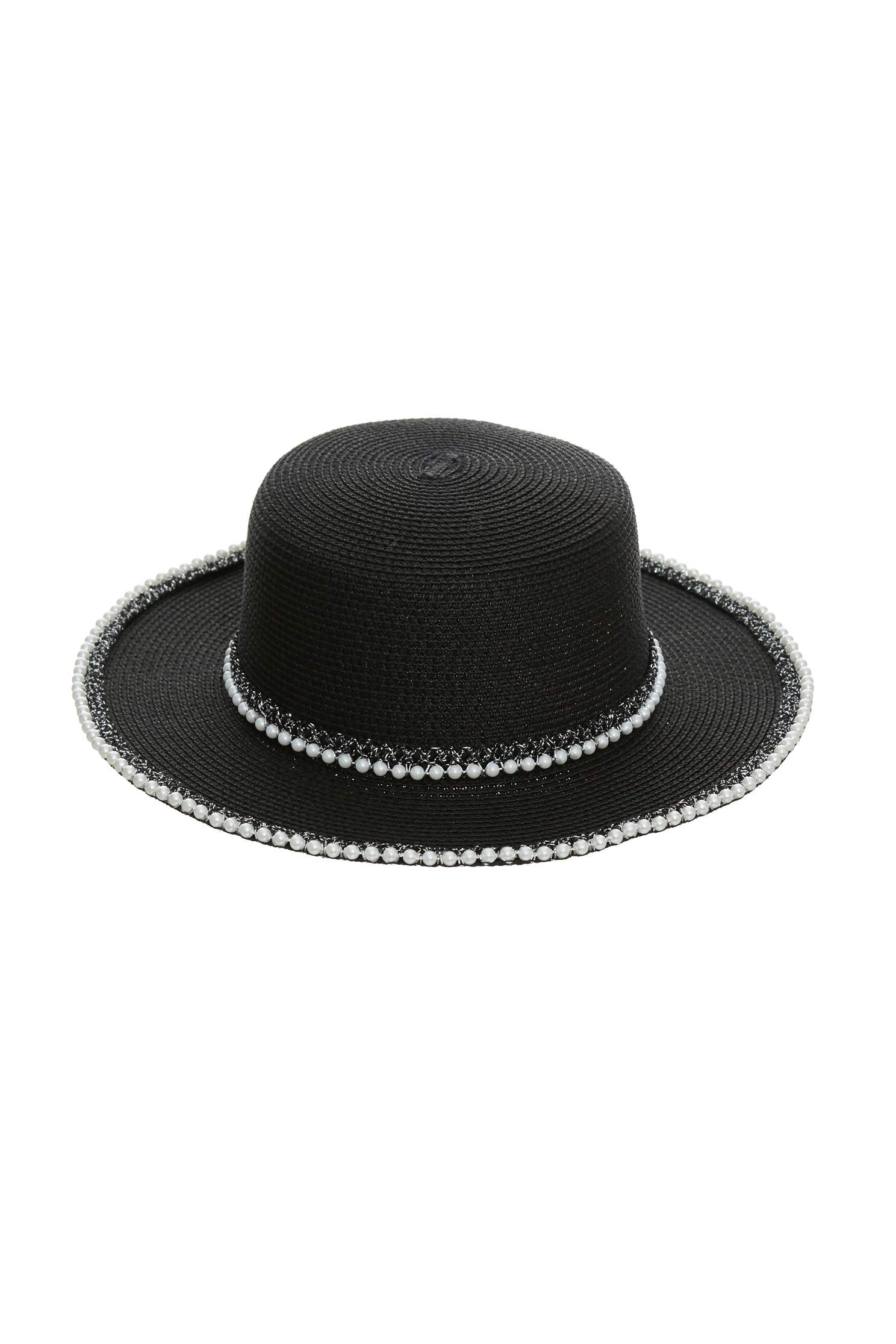 經典珍珠編織帽經典珍珠編織帽,春夏穿搭,珍珠