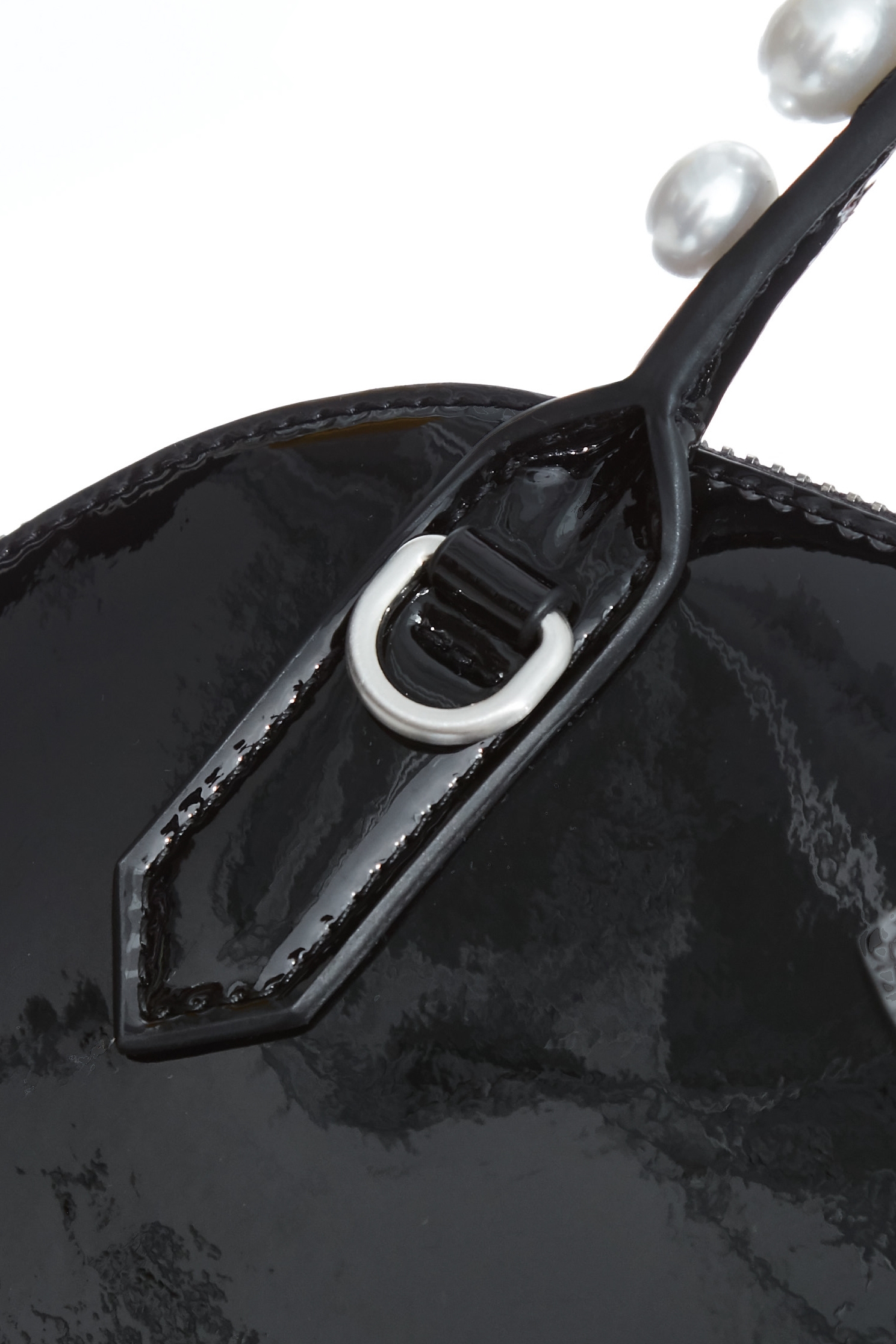 鏡面手提包鏡面手提包,珍珠,皮革,秋冬穿搭