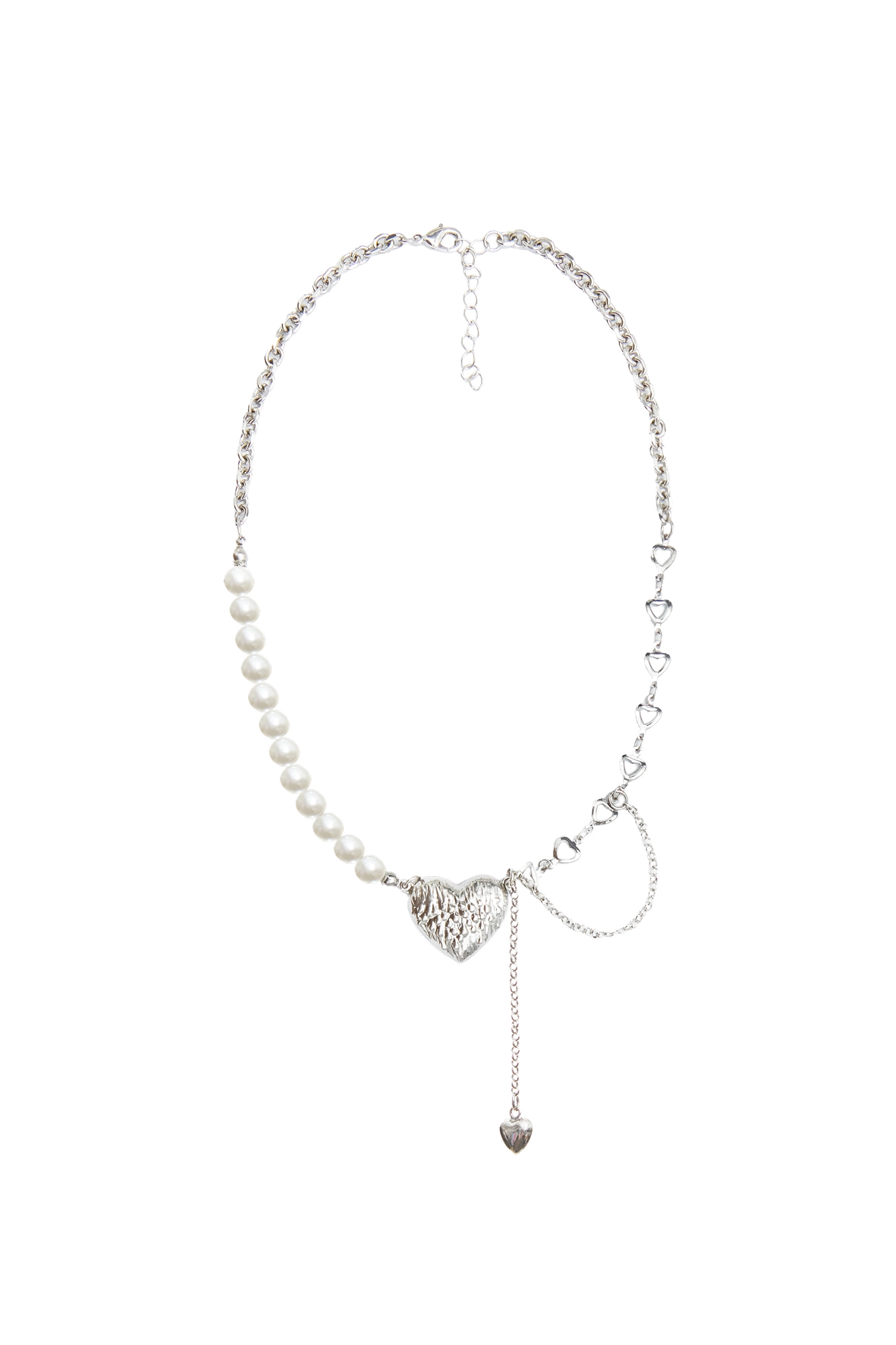 時尚愛心珍珠項鍊時尚愛心珍珠項鍊,春夏穿搭,珍珠,項鍊