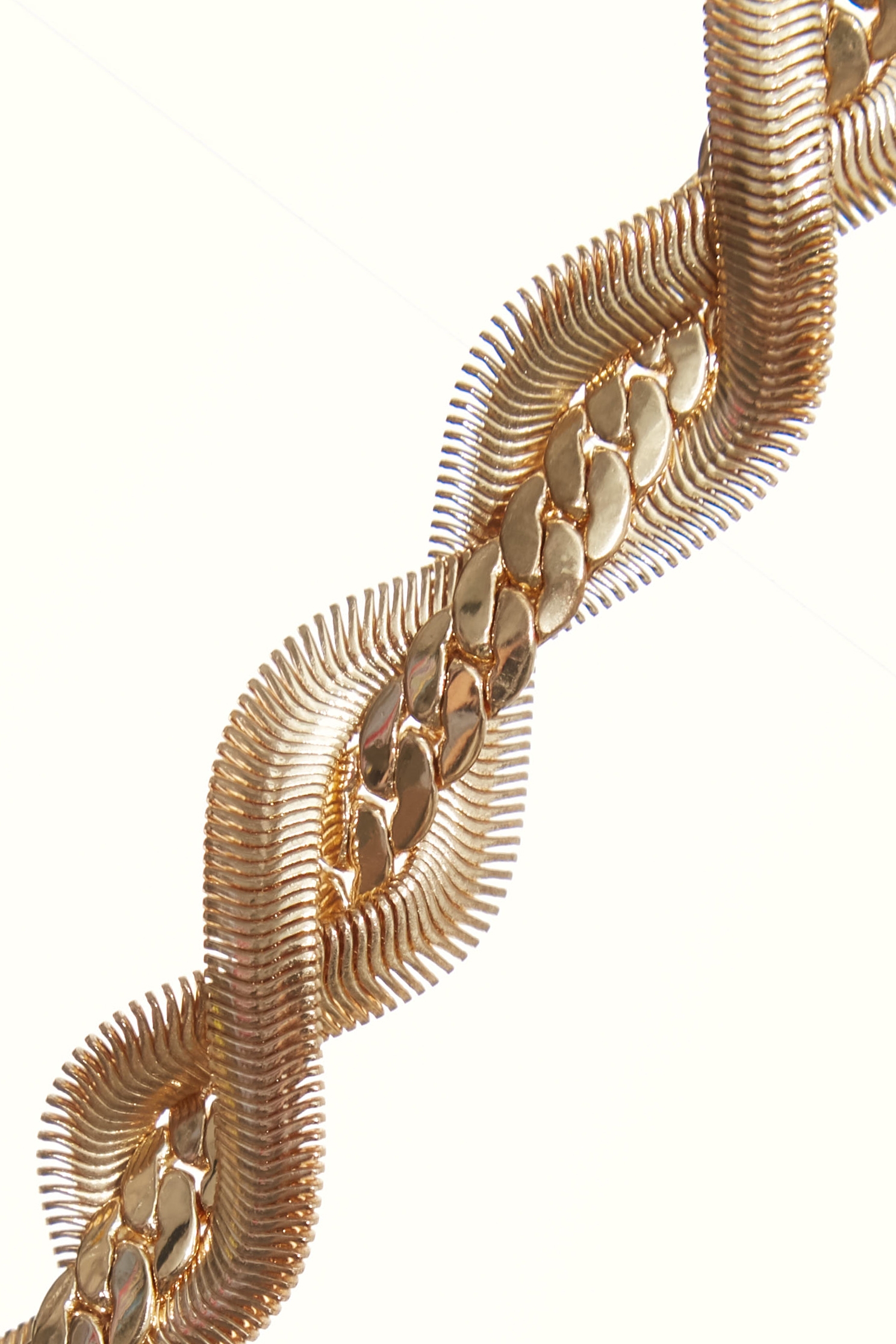 優雅金屬編織頸鍊優雅金屬編織頸鍊,春夏穿搭,項鍊