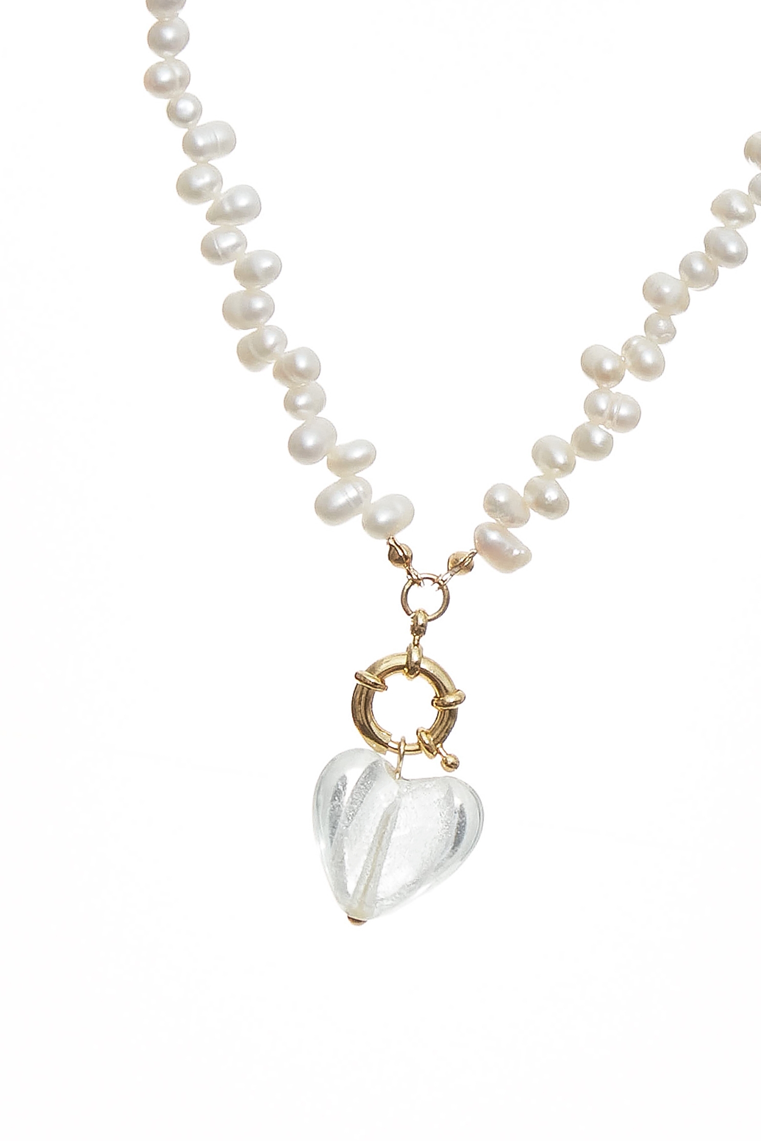 不規則珍珠愛心項鍊不規則珍珠愛心項鍊,春夏穿搭,珍珠,項鍊
