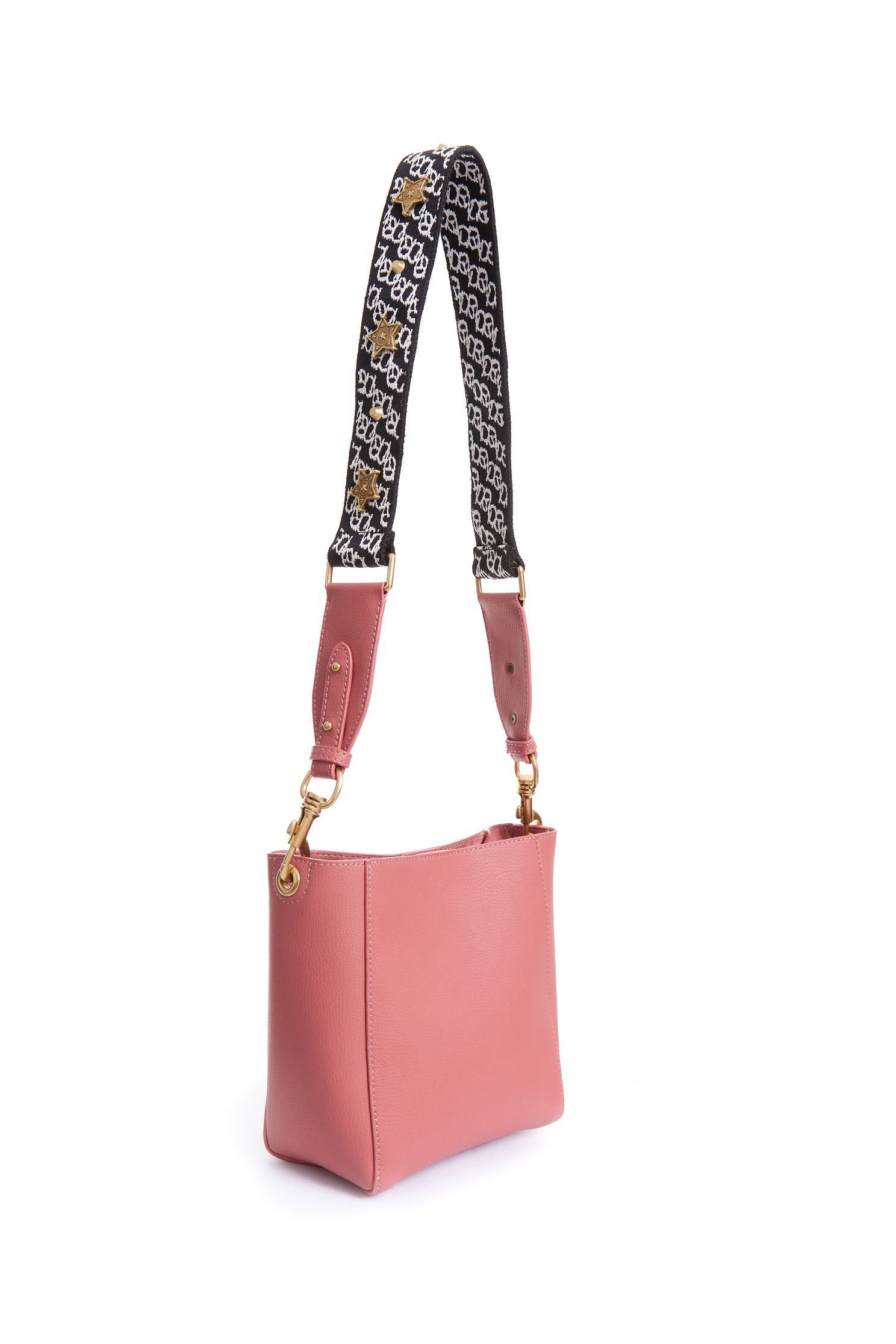 Star badge lift-up strap cowhide bag,slingbag,i-select,shoulderbag
