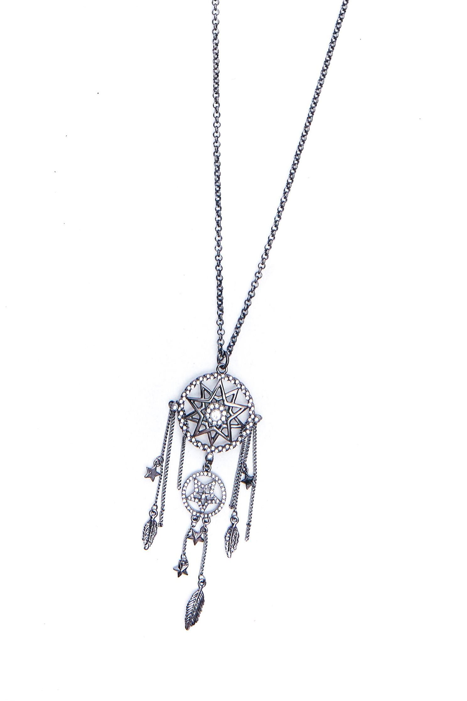 Dreamcatcher diamond necklace,Necklace,Accessories