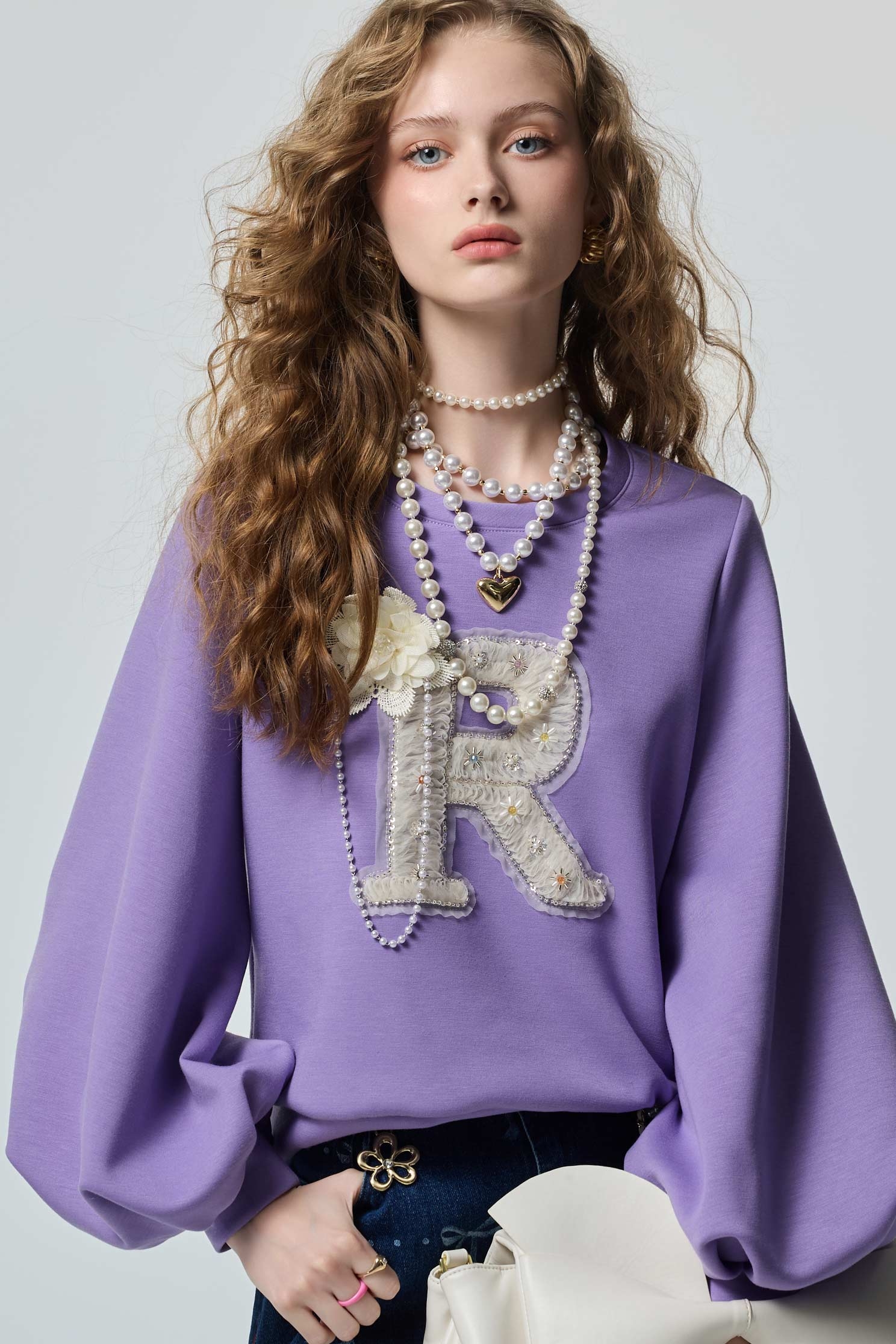 浪漫雙層珍珠心型吊墜項鍊浪漫雙層珍珠心型吊墜項鍊,珍珠,秋冬穿搭,項鍊