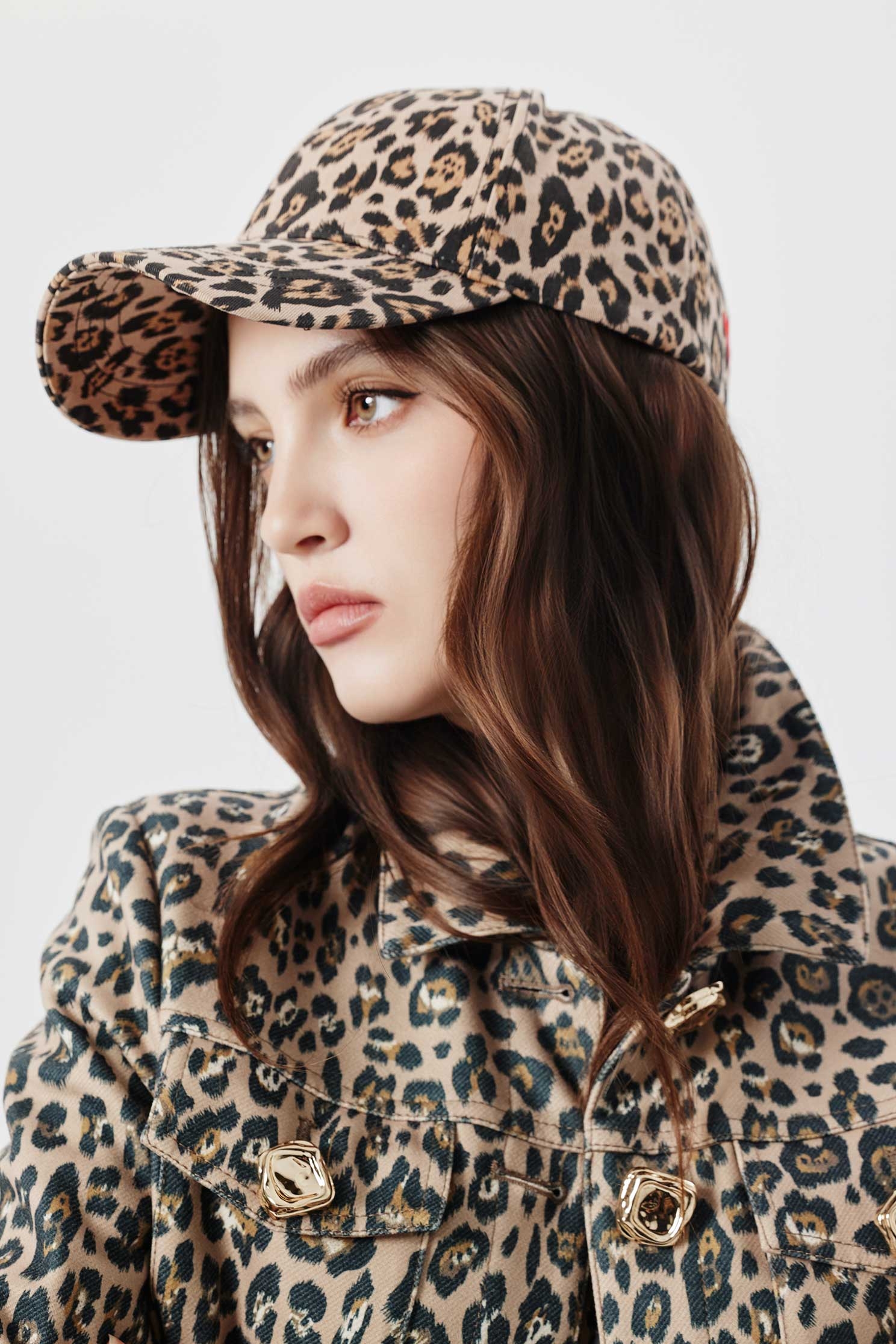 個性豹紋棒球帽個性豹紋棒球帽,秋冬穿搭