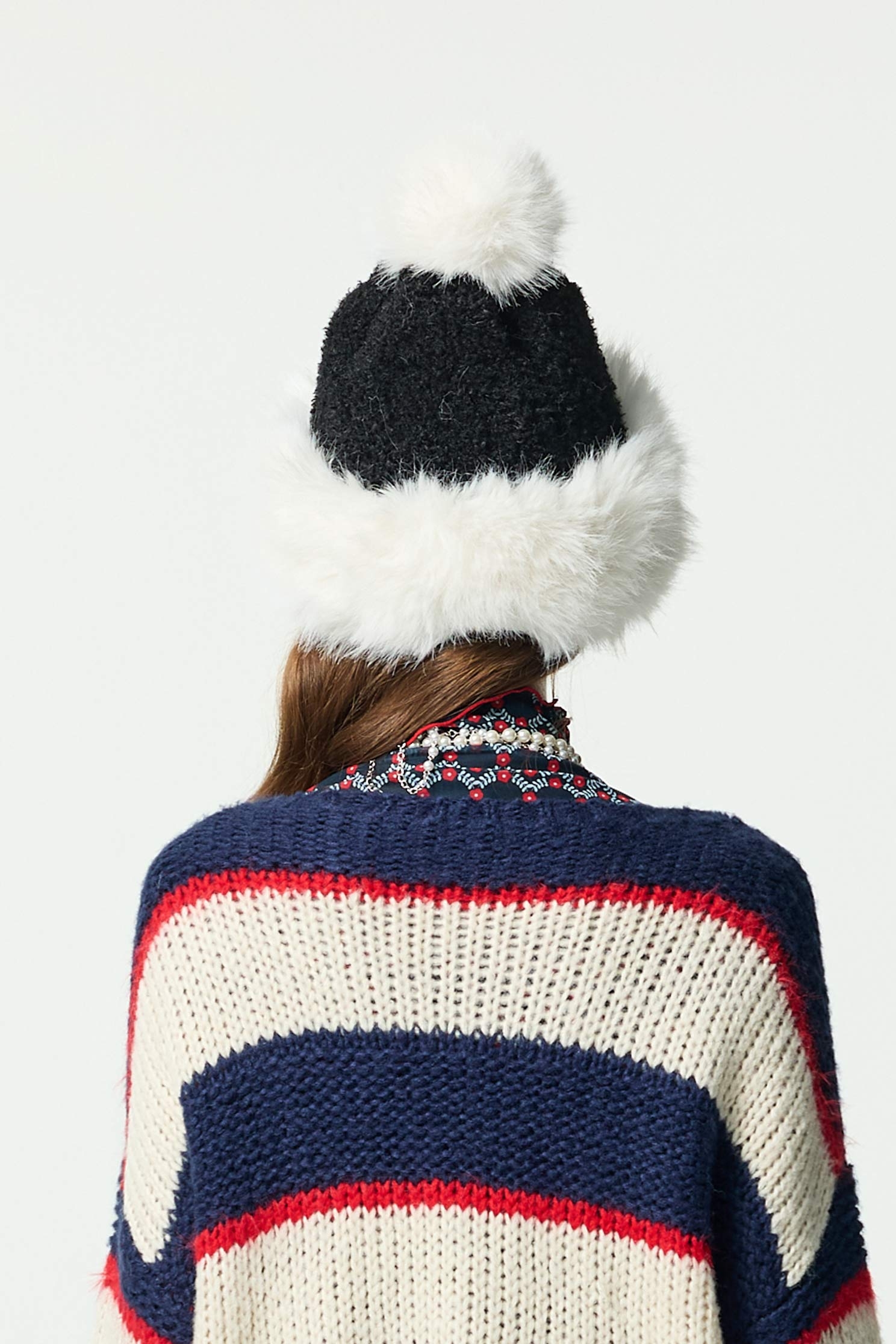 毛茸茸針織毛帽毛茸茸針織毛帽,秋冬穿搭,針織