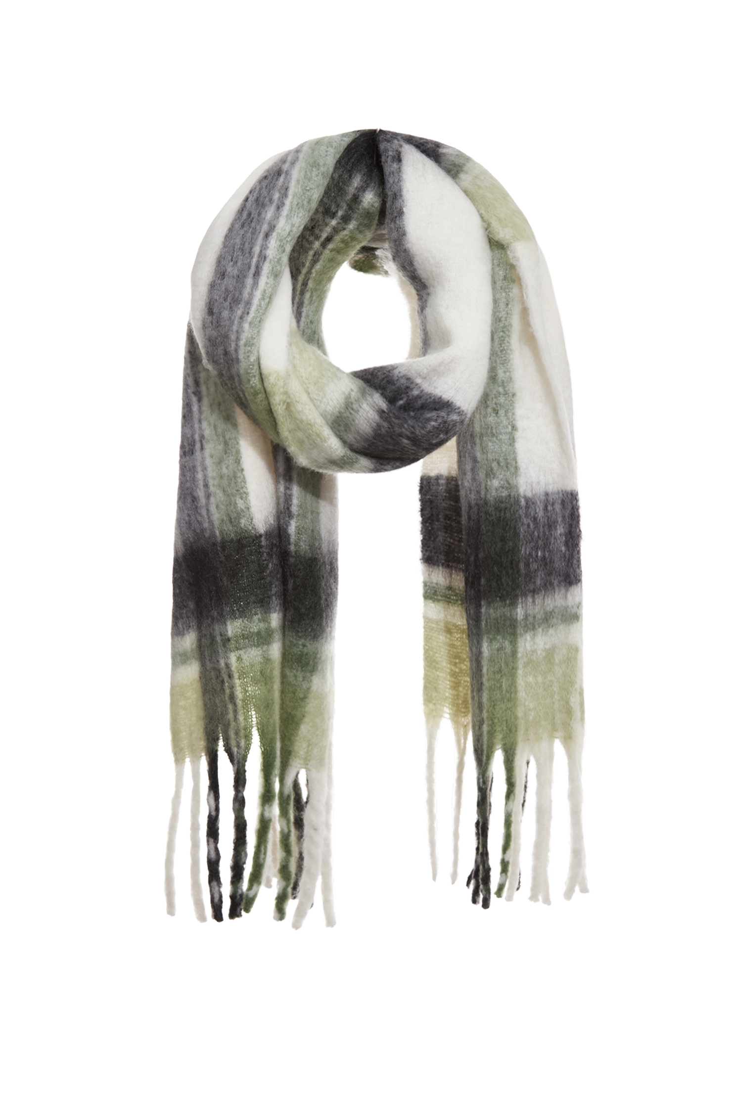 簡約暖絨格紋圍巾簡約暖絨格紋圍巾,圍巾,格紋,秋冬穿搭,針織