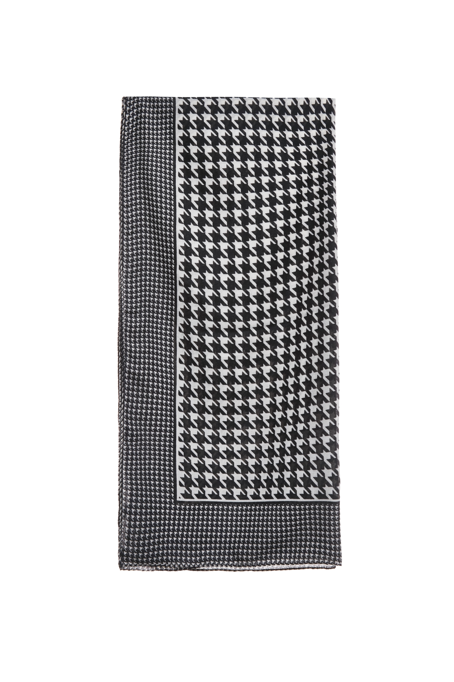 經典雙層千鳥格薄圍巾經典雙層千鳥格薄圍巾,圍巾,秋冬穿搭