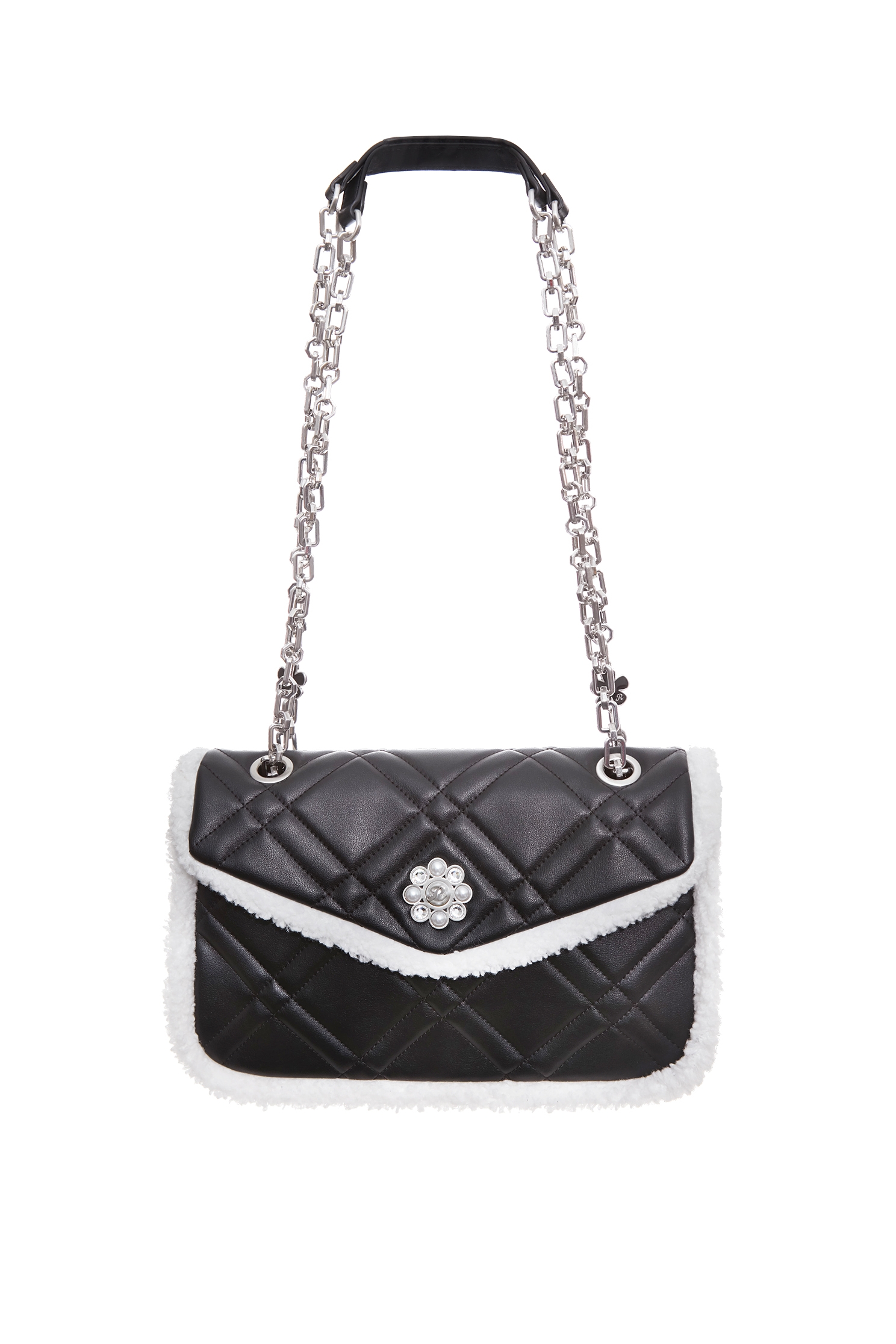 經典菱格毛邊多用側背包經典菱格毛邊多用側背包,側背包,春夏穿搭,珍珠,皮革