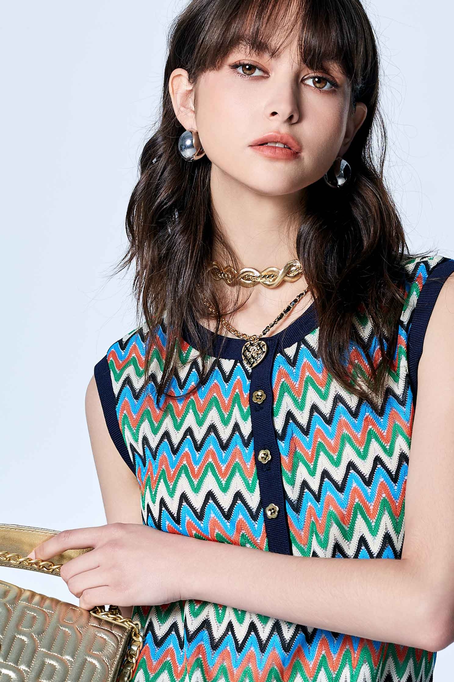 愛心格紋項鍊愛心格紋項鍊,春夏穿搭,格紋,項鍊