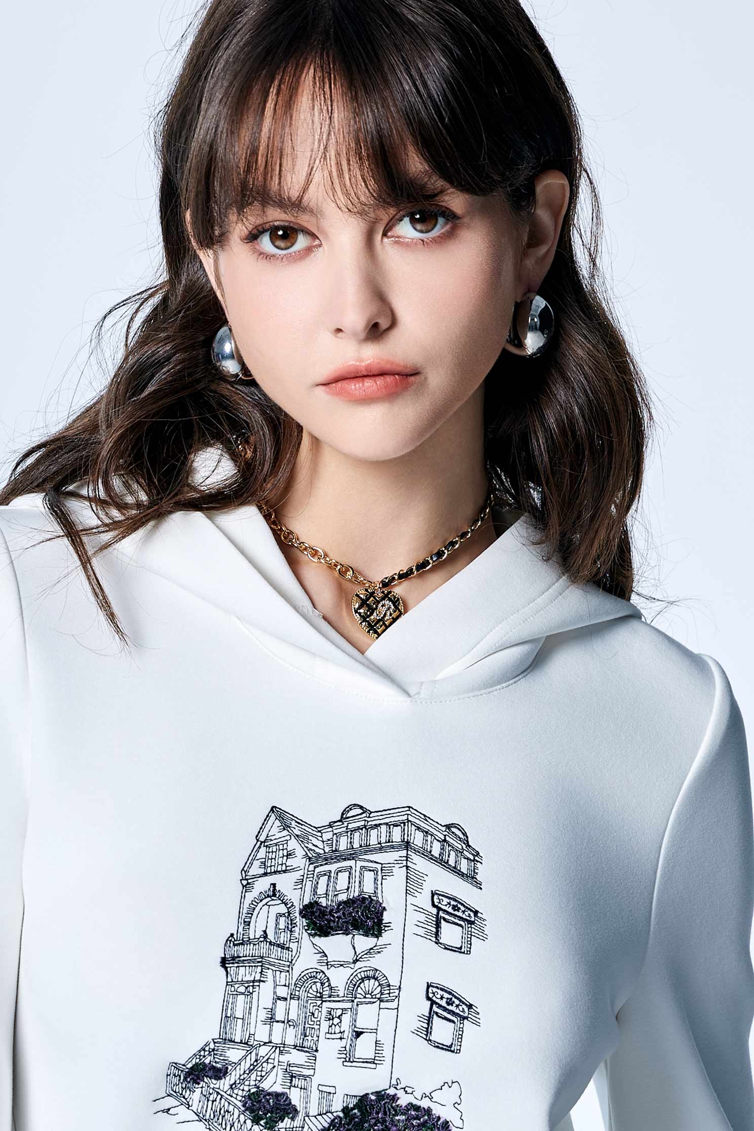 愛心格紋項鍊愛心格紋項鍊,春夏穿搭,格紋,項鍊