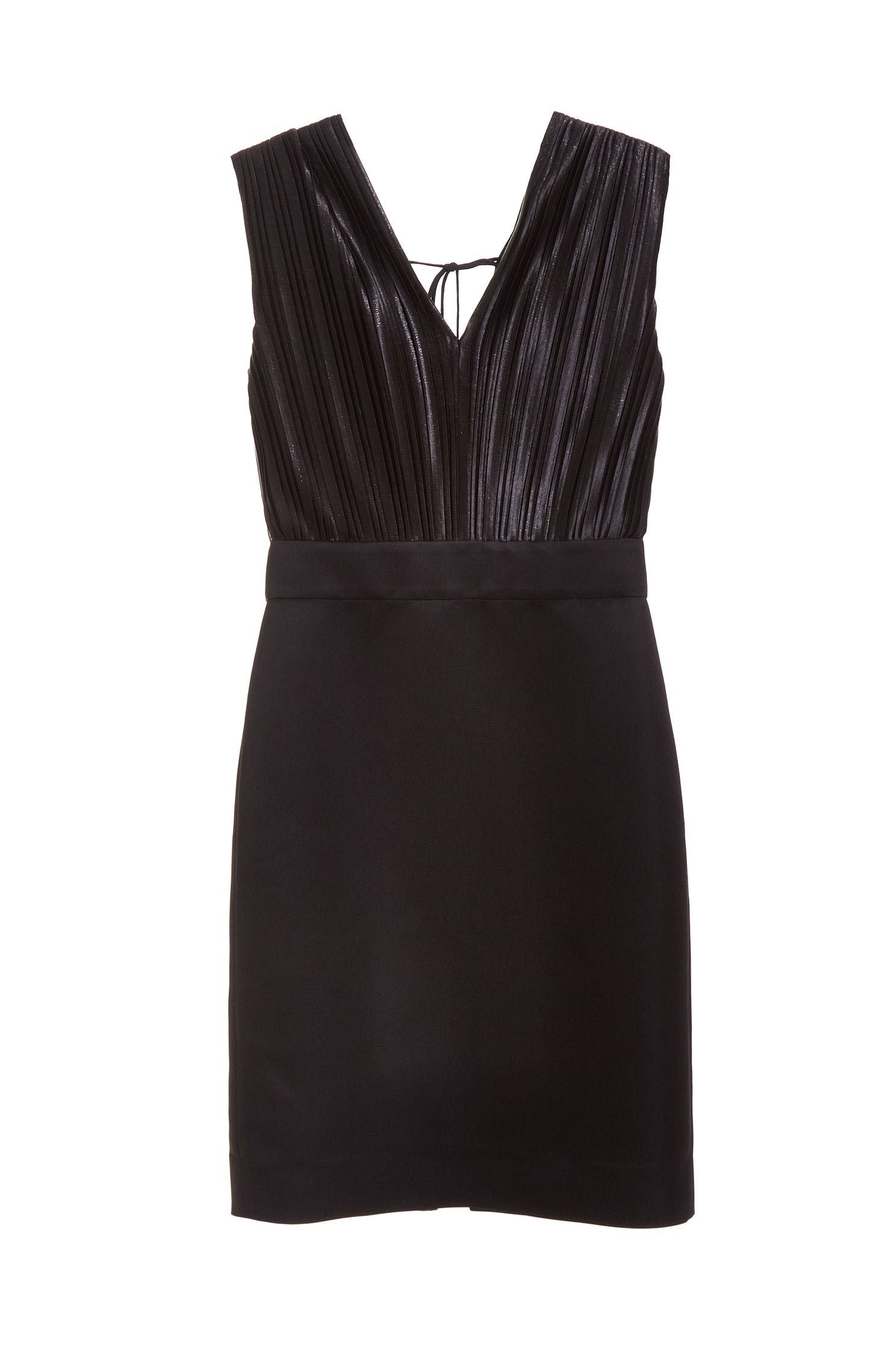 Elegant and slim fashion dress,V-neck dress,小禮服,無袖洋裝,Black dress