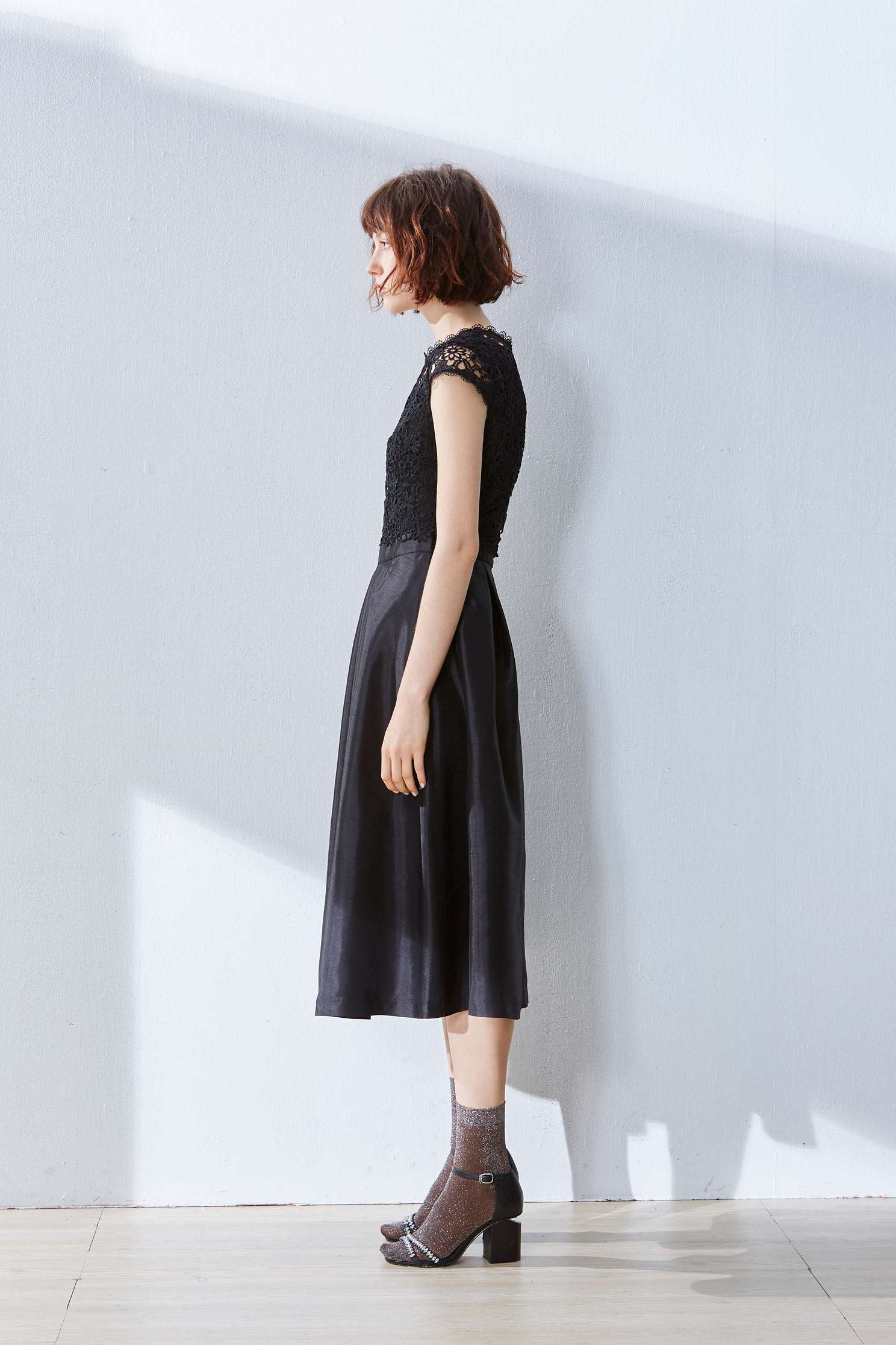 Lace stitching gorgeous dress,cocktaildress,shortsleevedress,lace,lacedress,longdress,blackdress