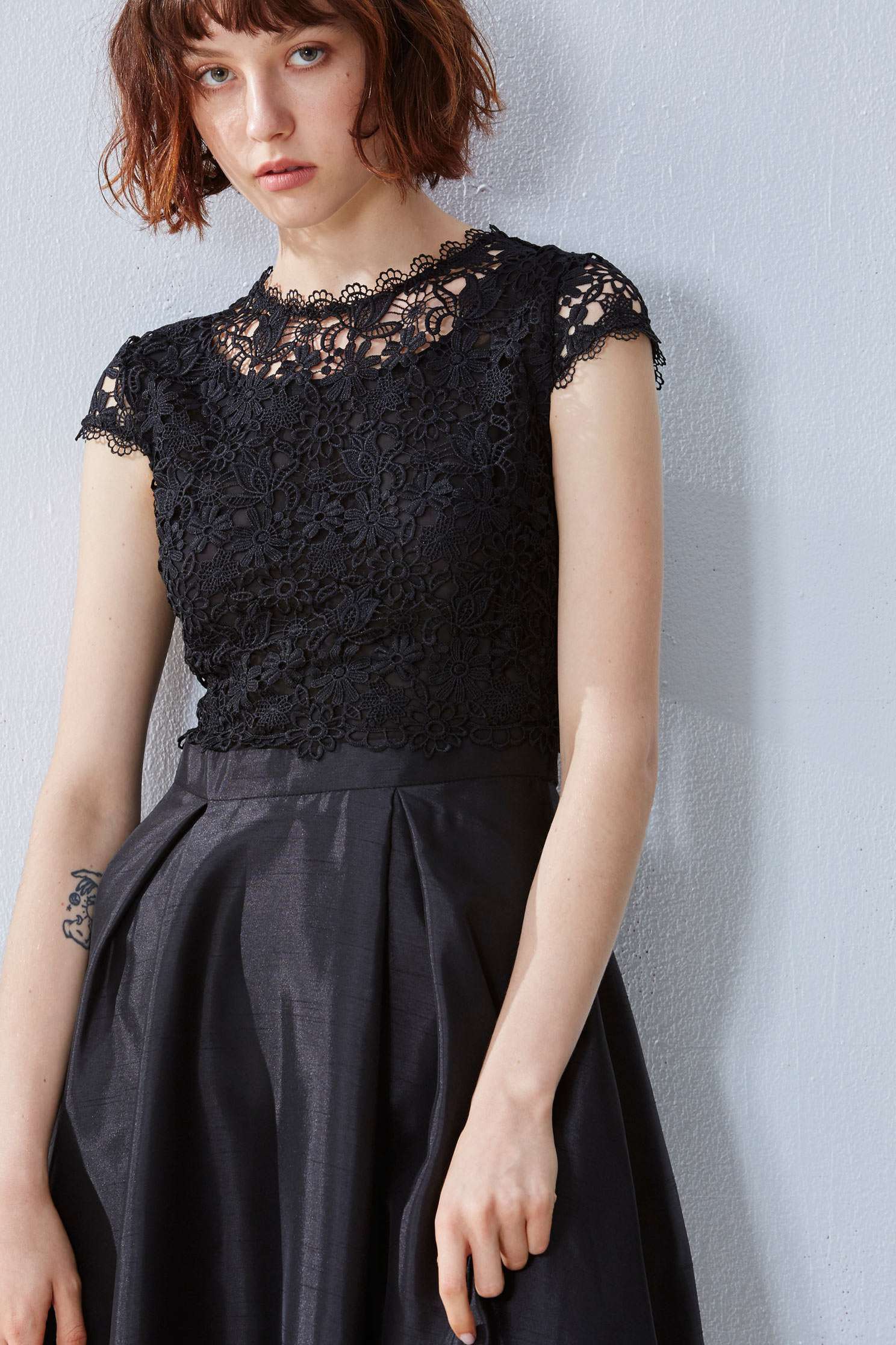 Lace stitching gorgeous dress,cocktaildress,shortsleevedress,lace,lacedress,longdress,blackdress