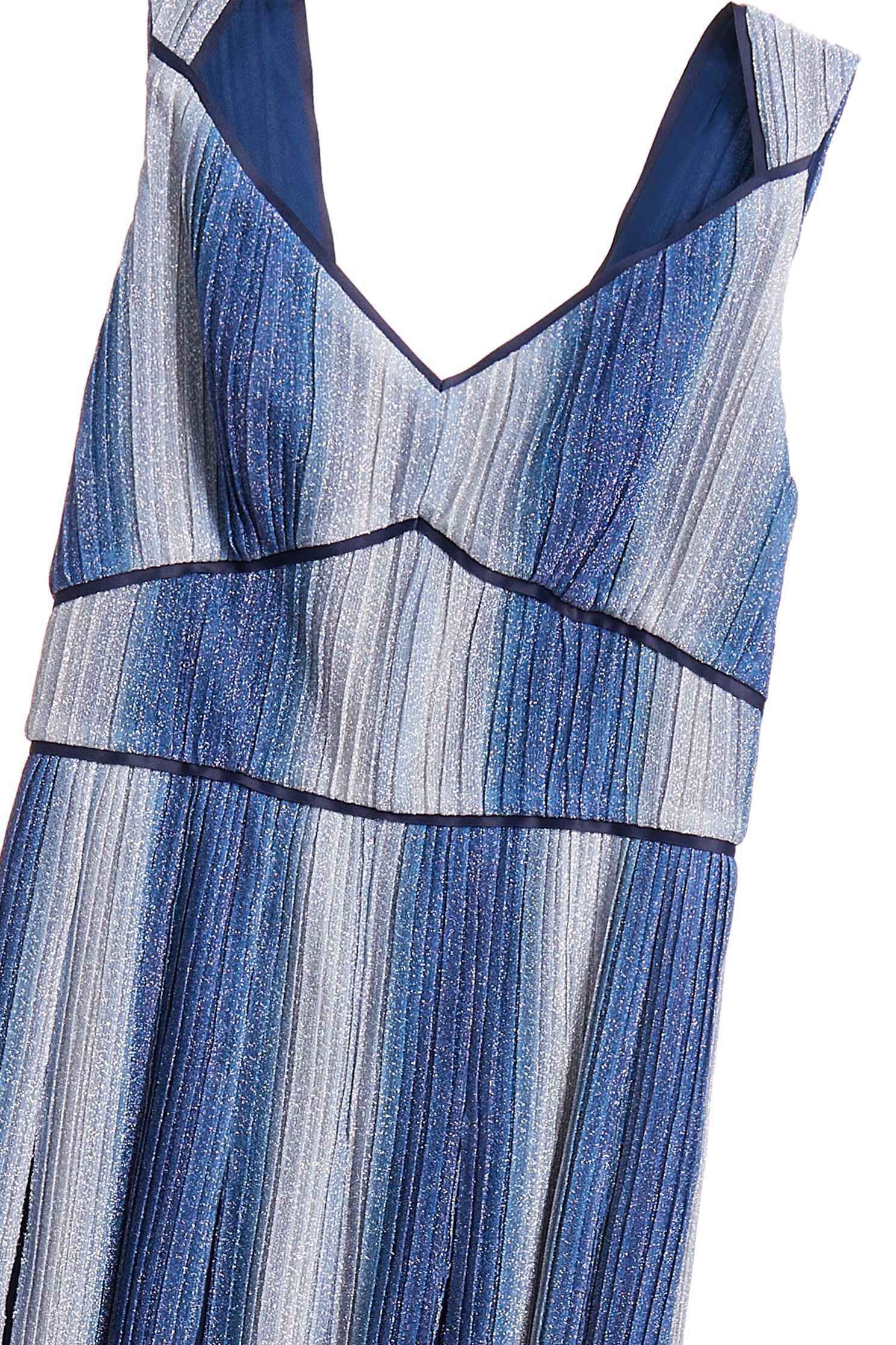 Gradient navy blue dress,Cocktail Dress,無袖洋裝,Evening Wear,Long dress