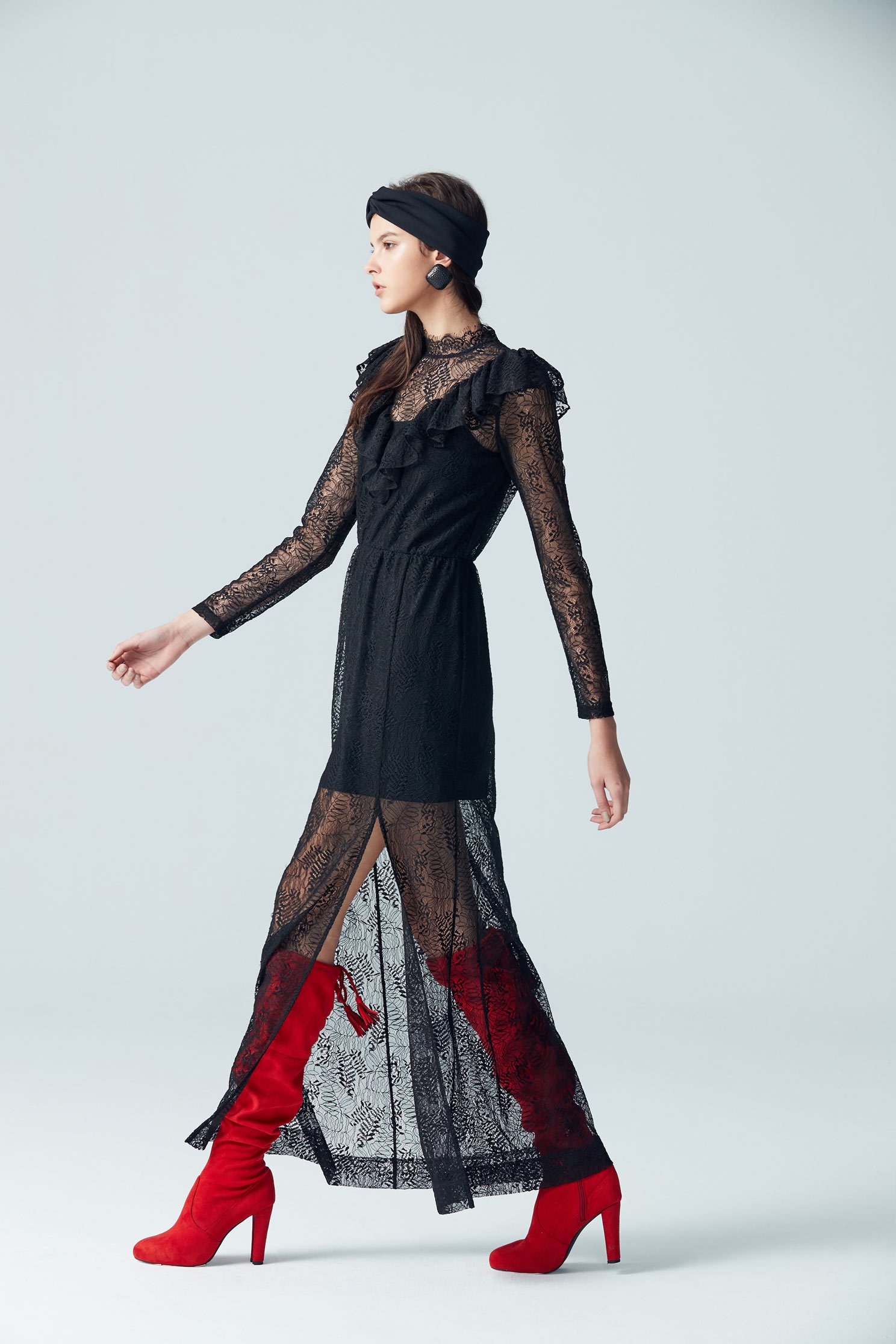 Gorgeous design dress,cocktaildress,lace,lacedress,perspectivedress,longsleevedress,blackdress