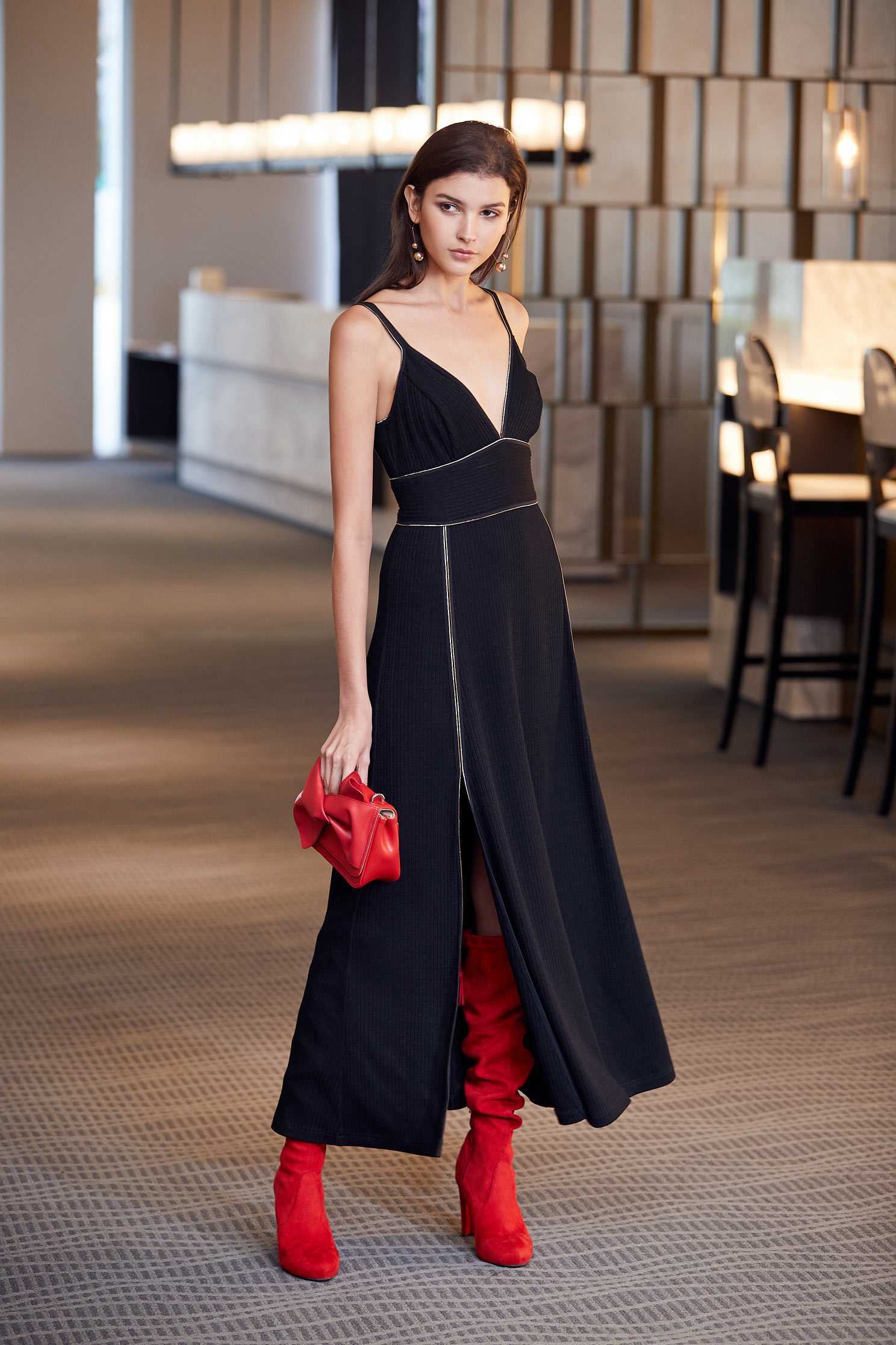 Sexy spaghetti strap dress