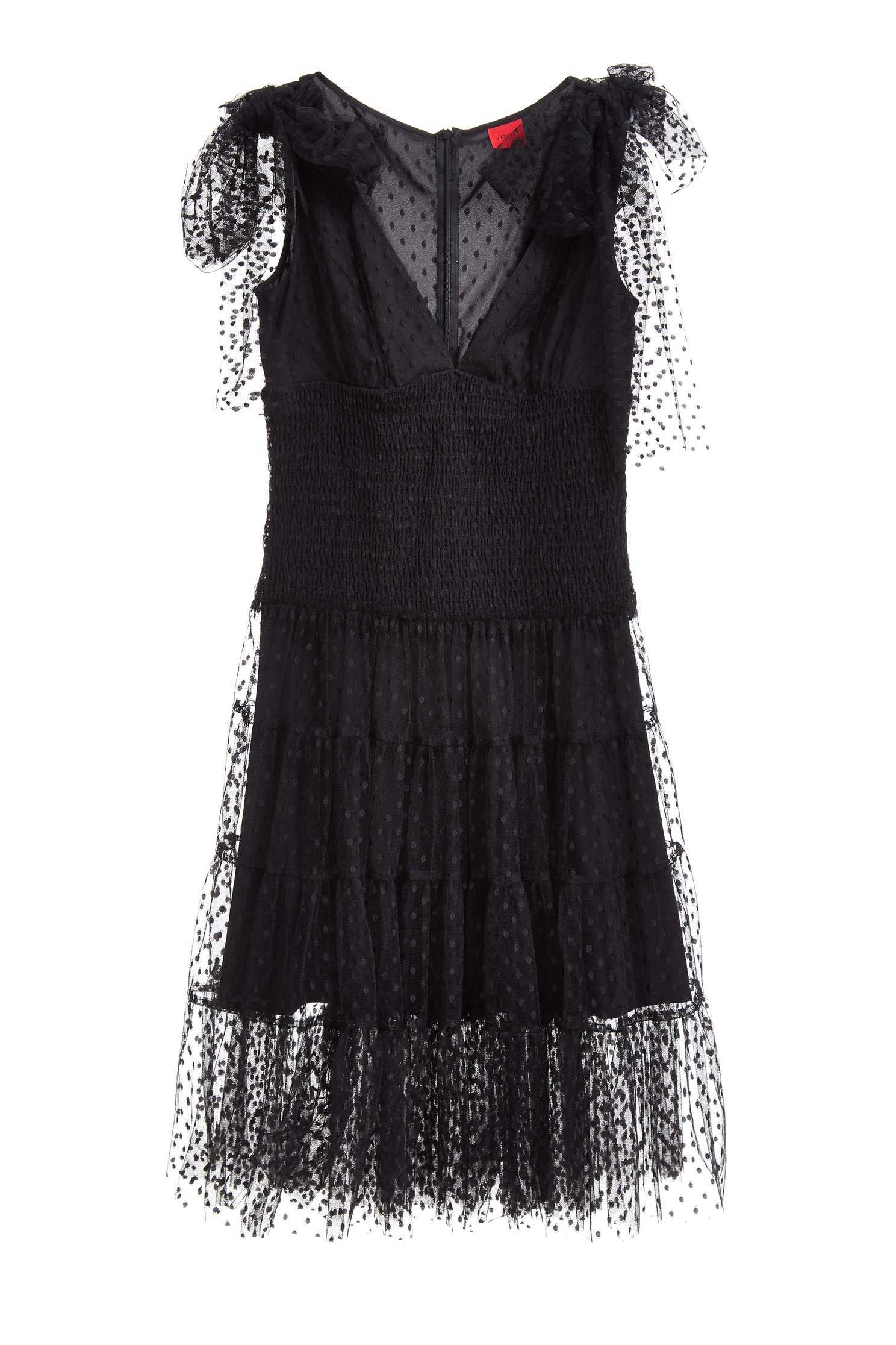 Retro and gorgeous dress,V-neck dress,Cocktail Dress,無袖洋裝,Evening Wear,Black dress