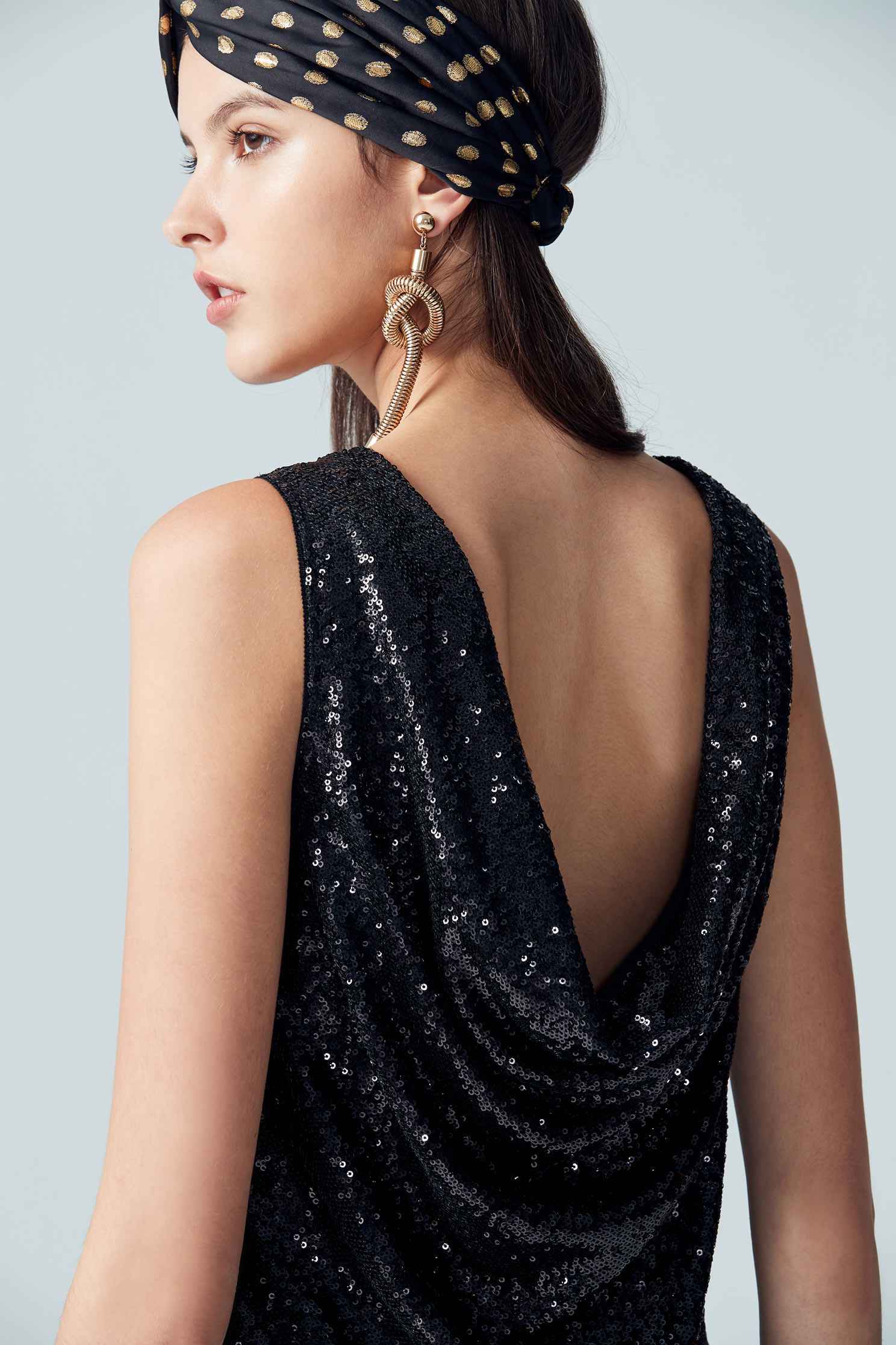 Shiny and gorgeous dress,無袖洋裝,Mini Skirt,Black dress