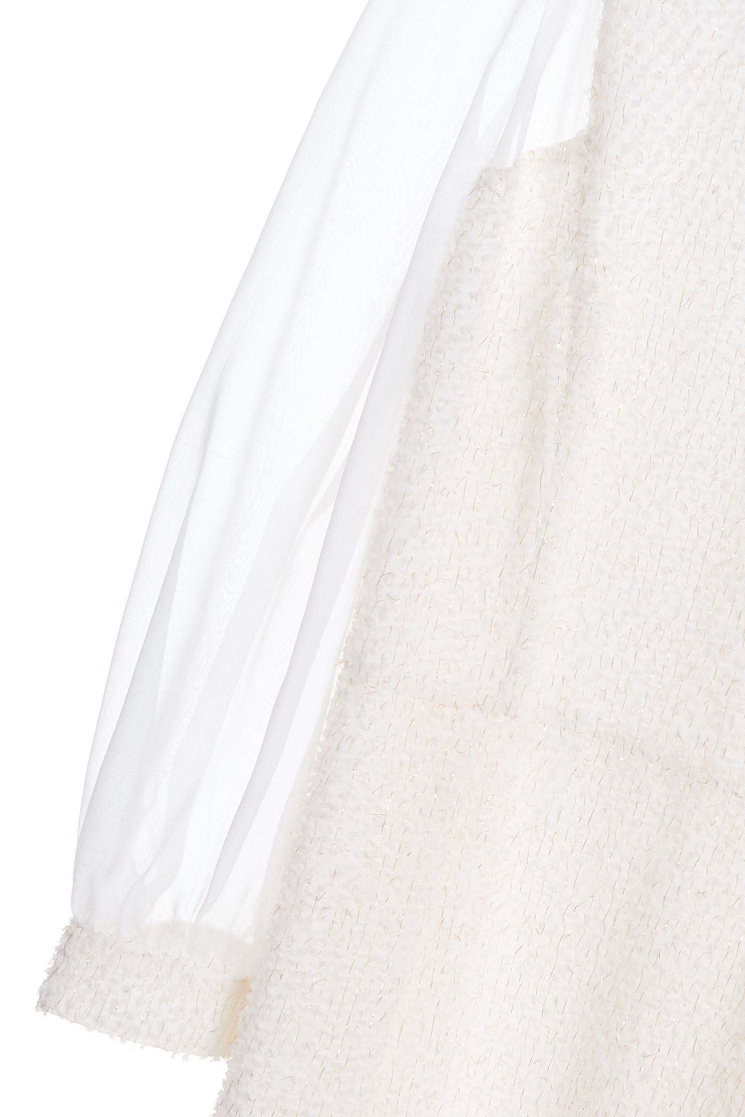 Feather gold silk dress,Cocktail Dress,White dress,Evening Wear,長袖洋裝