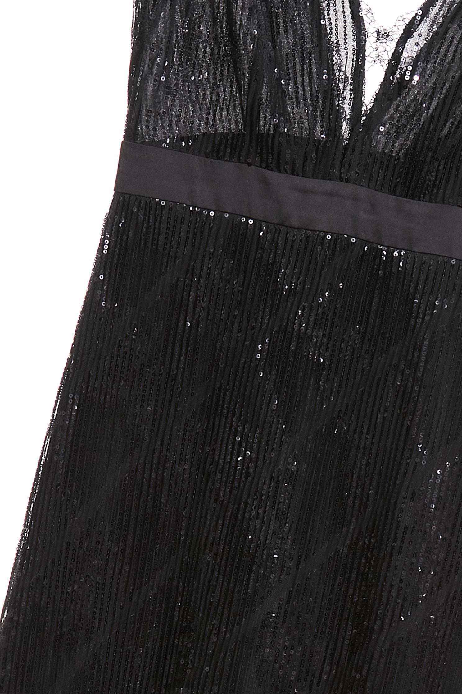 Black sequinlace gown,V-neck dress,Cocktail Dress,無袖洋裝,Evening Wear,Lace,Lace Dress,Long dress,Black dress