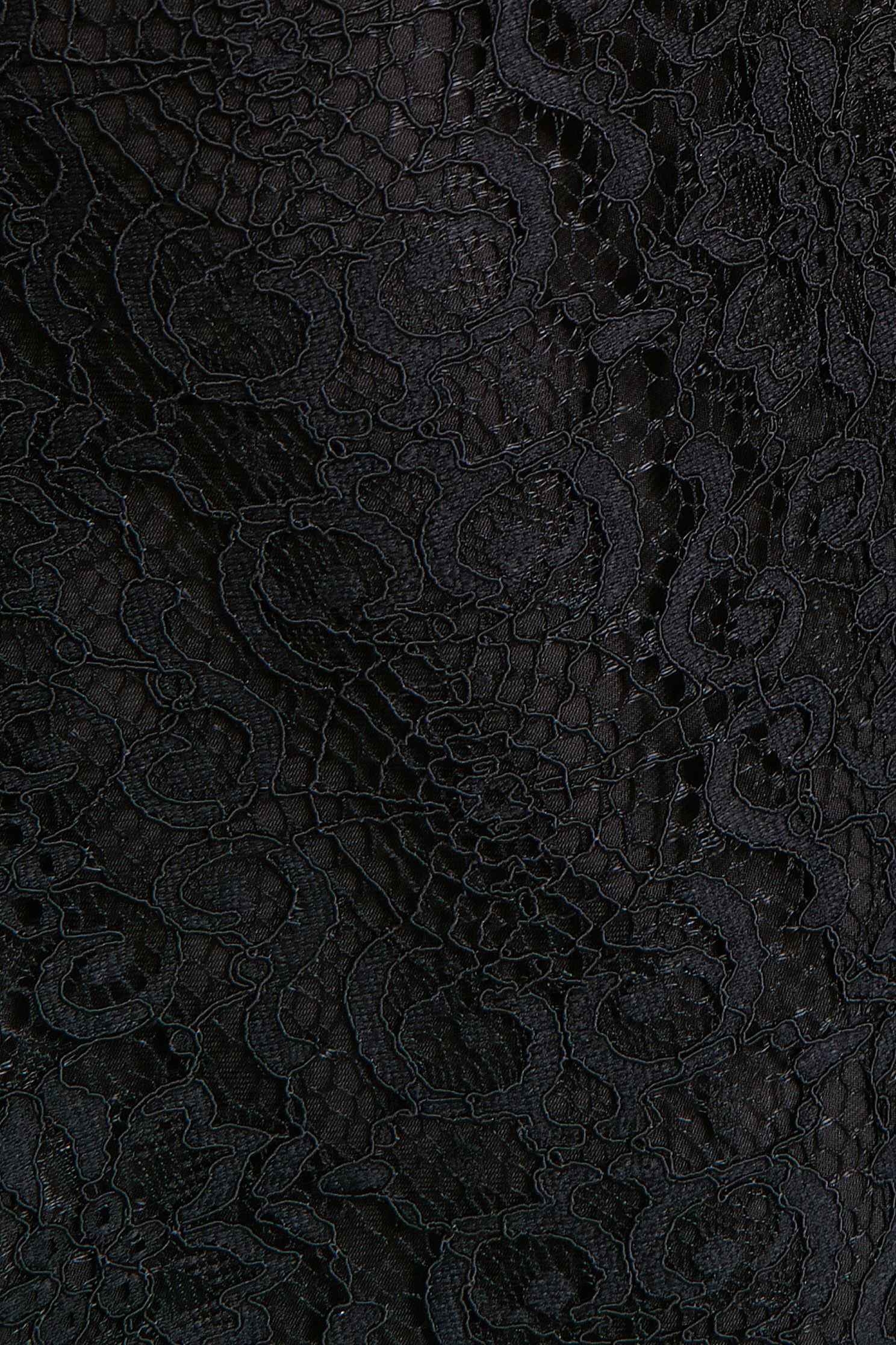Lotus collar lace dress,Cocktail Dress,Evening Wear,Lace,Lace Dress,Black dress