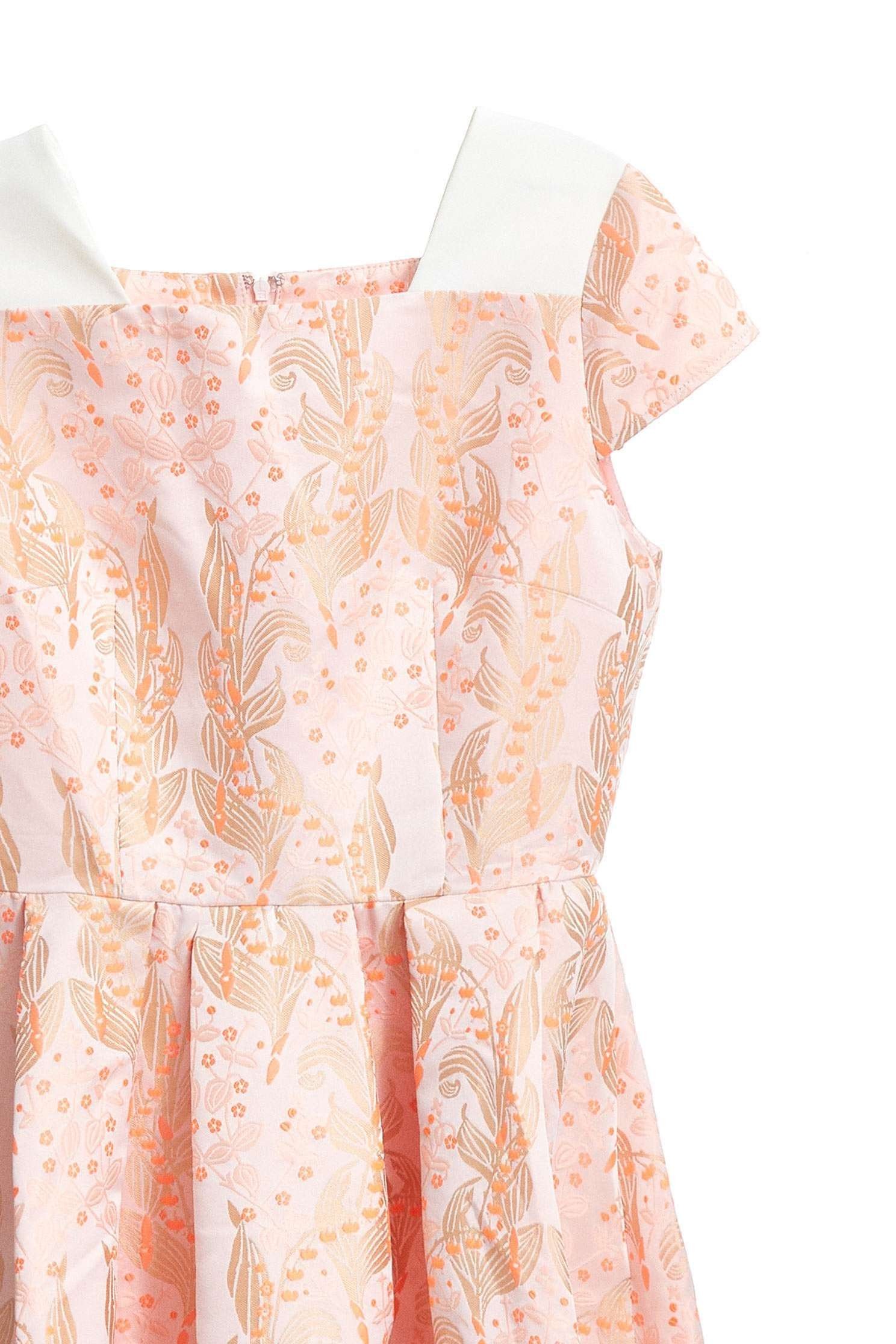 Vintage floral dress,shortsleevedress,onepiecedress