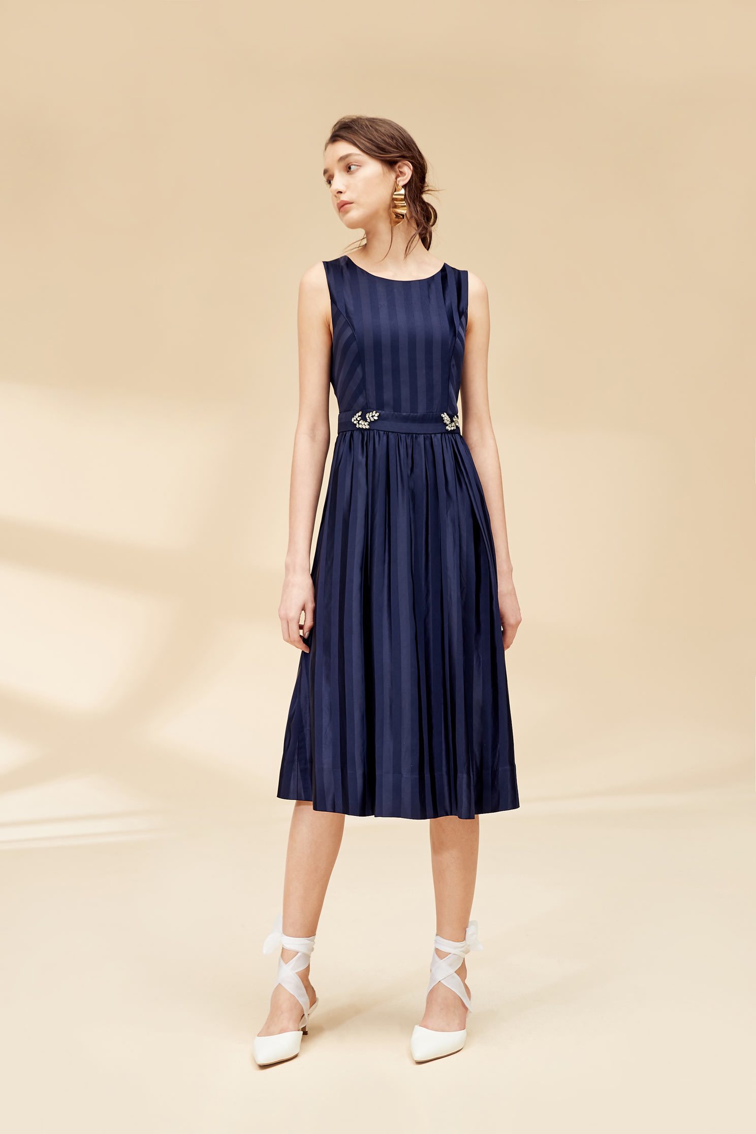 Elegant fashion dress,u-neckdress,cocktaildress,sleevelessdress