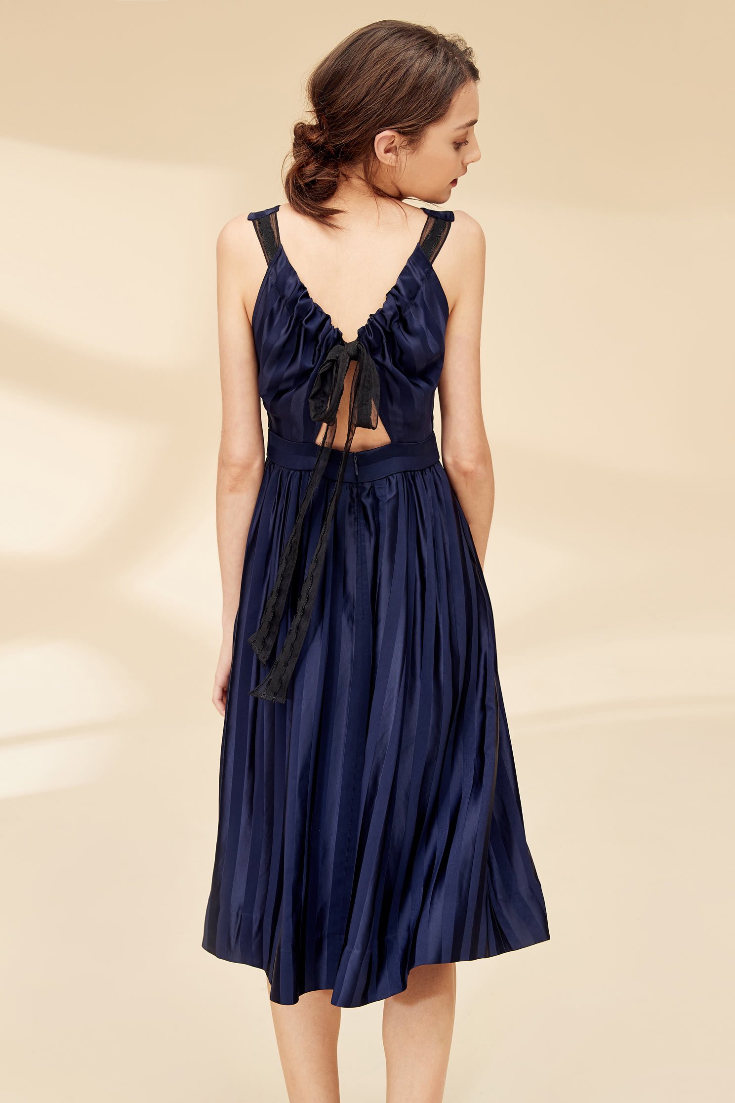 Elegant fashion dress,u-neckdress,cocktaildress,sleevelessdress