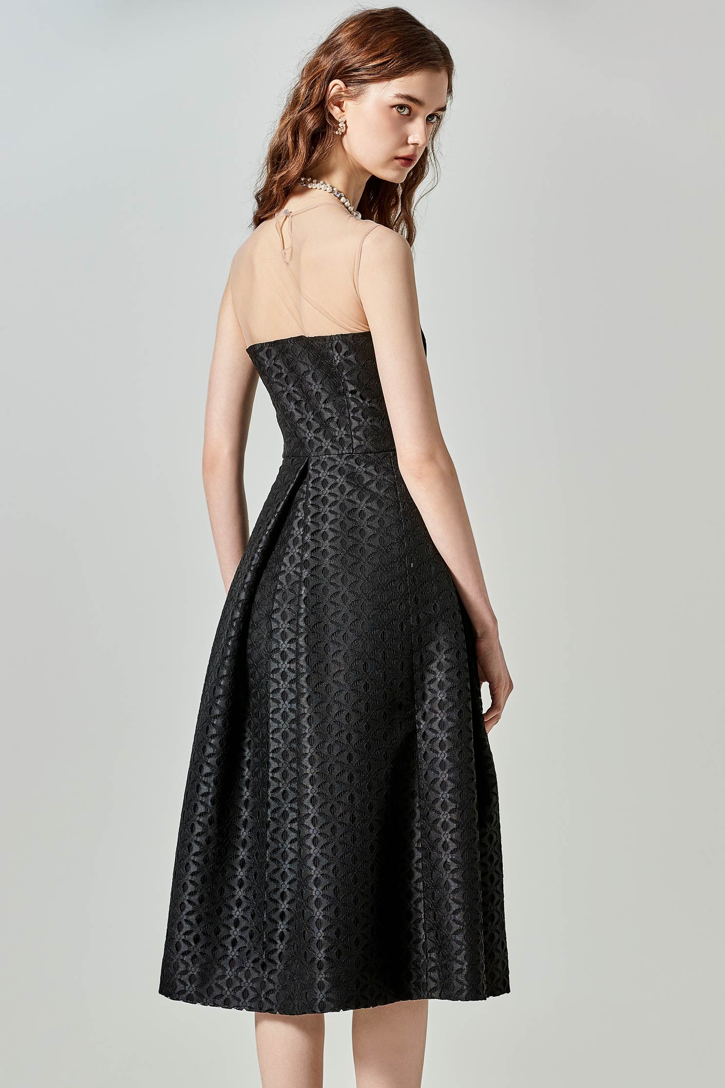 復古宮廷風禮服洋裝復古宮廷風禮服洋裝,小禮服,春夏穿搭,洋裝特輯,無袖洋裝,禮服,約會特輯,黑色洋裝