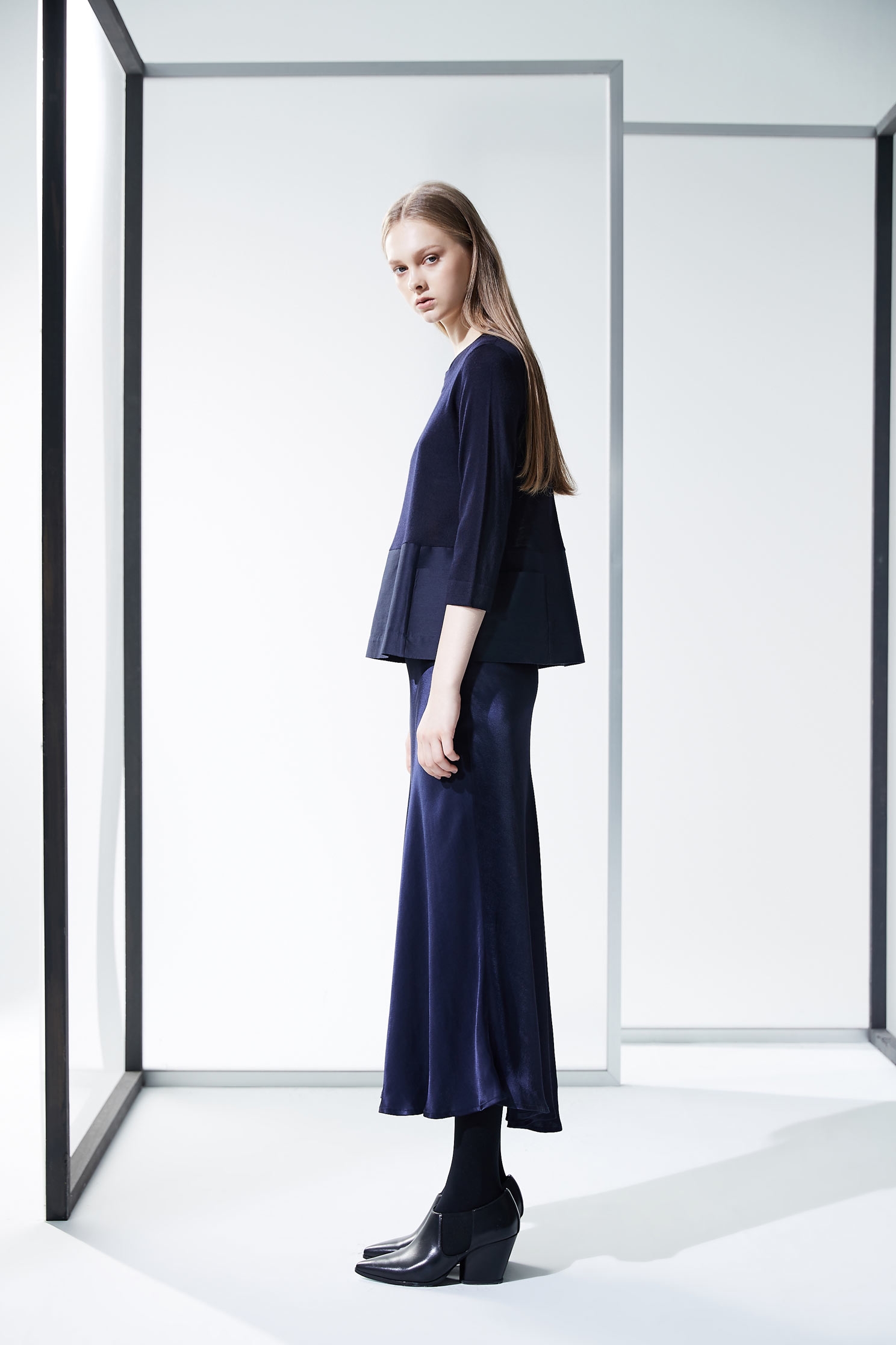 Draped mermaid dress,rayon,longskirt