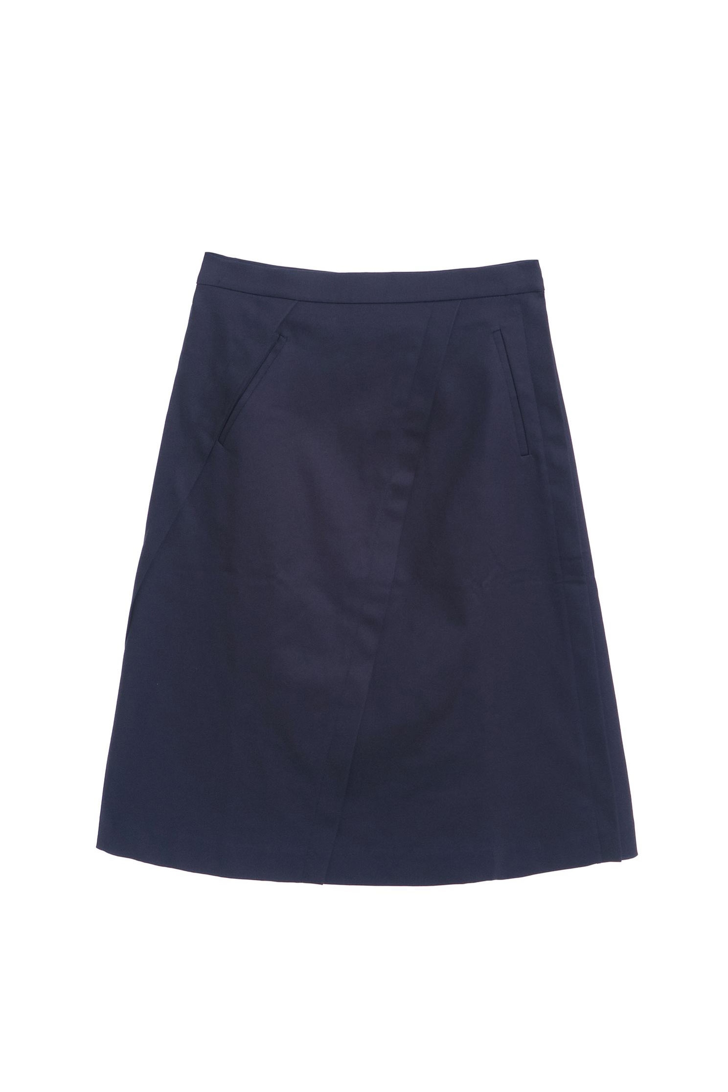 Multi-layered design skirt,A-line skirt,Mini Skirt,i-select,Long Skirt