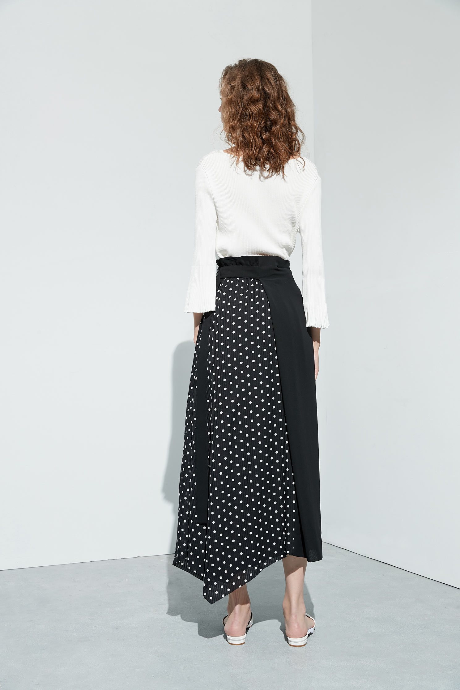 Polka dots classic design skirt