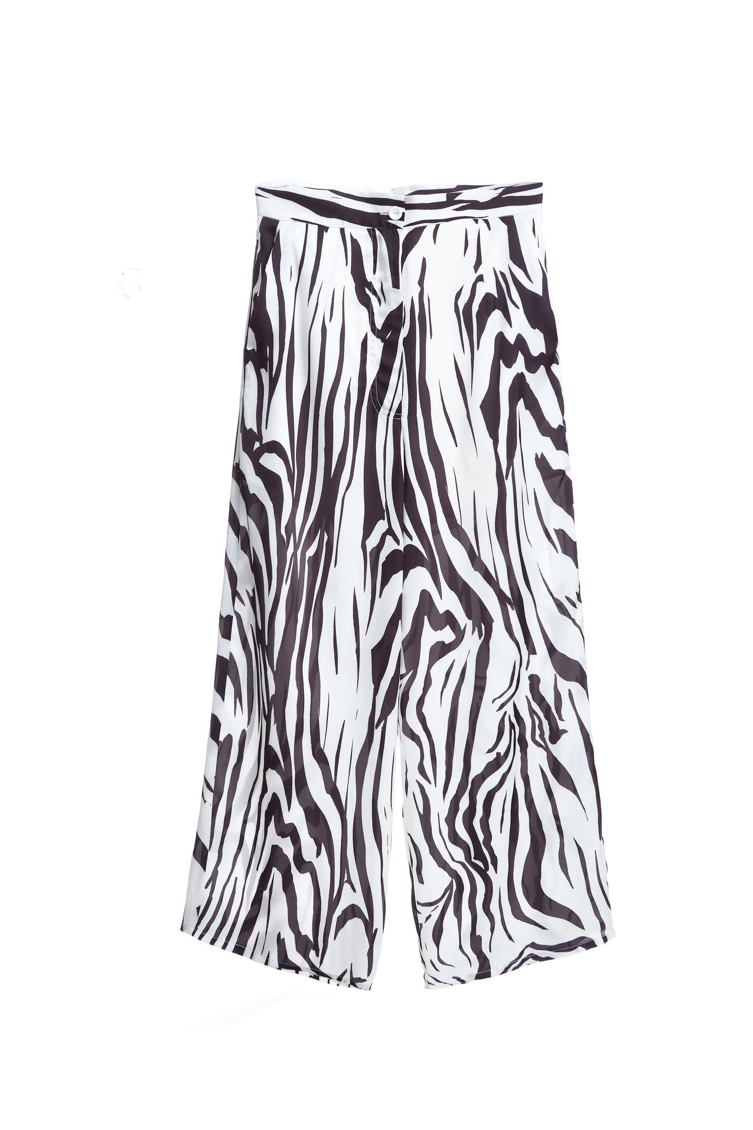 Zebra pattern culottes,culottespants,pants,pants,wasthin