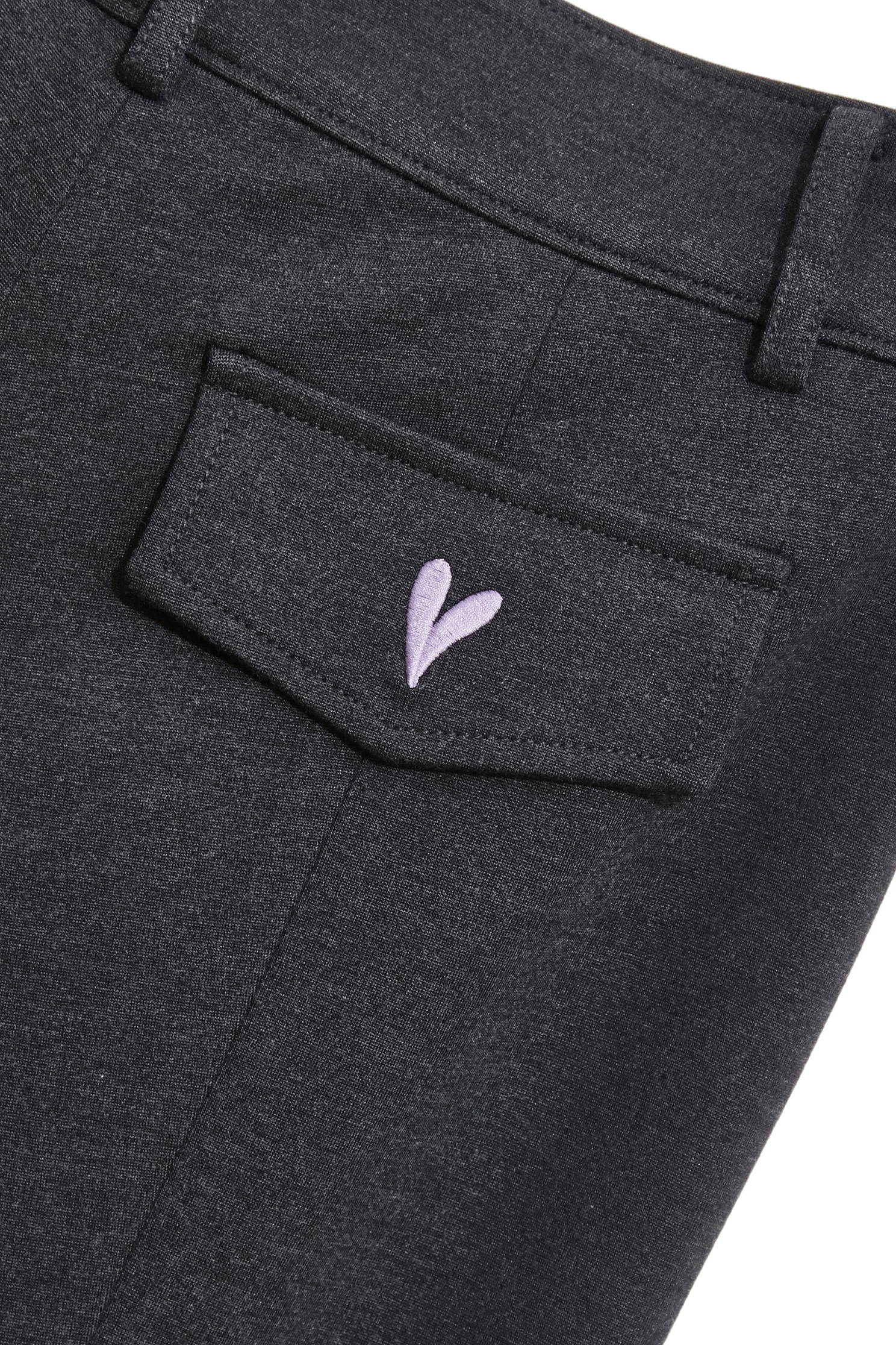 簡約修身開衩長褲簡約修身開衩長褲,刺繡,寬褲,秋冬穿搭,簡約穿搭,褲子,長褲