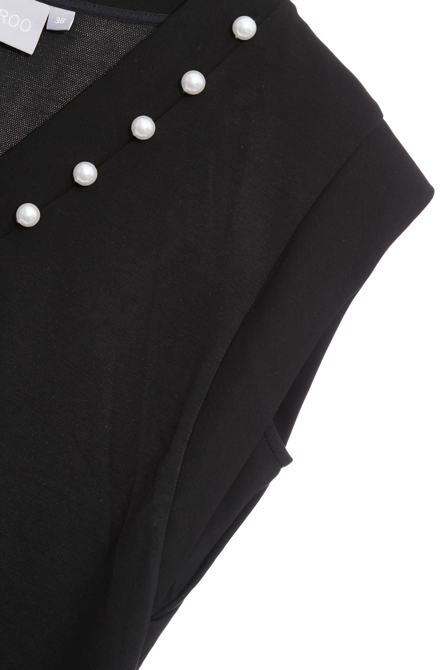 極簡鑲珍珠無袖上衣極簡鑲珍珠無袖上衣,一般背心,一般背心馬甲,上衣,春夏穿搭,珍珠,白色背心,背心,黑色背心