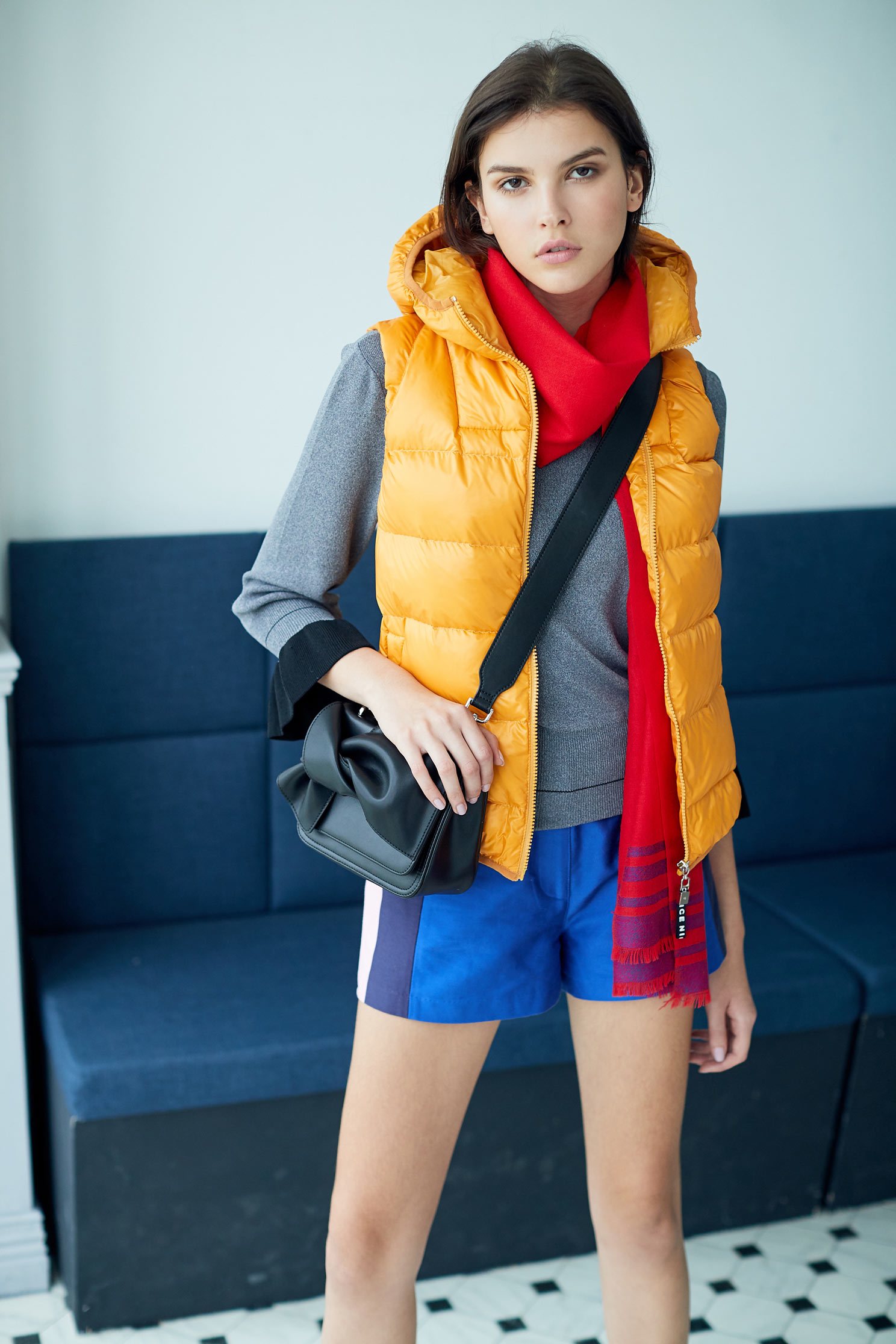 Down Bomber Vest,vest