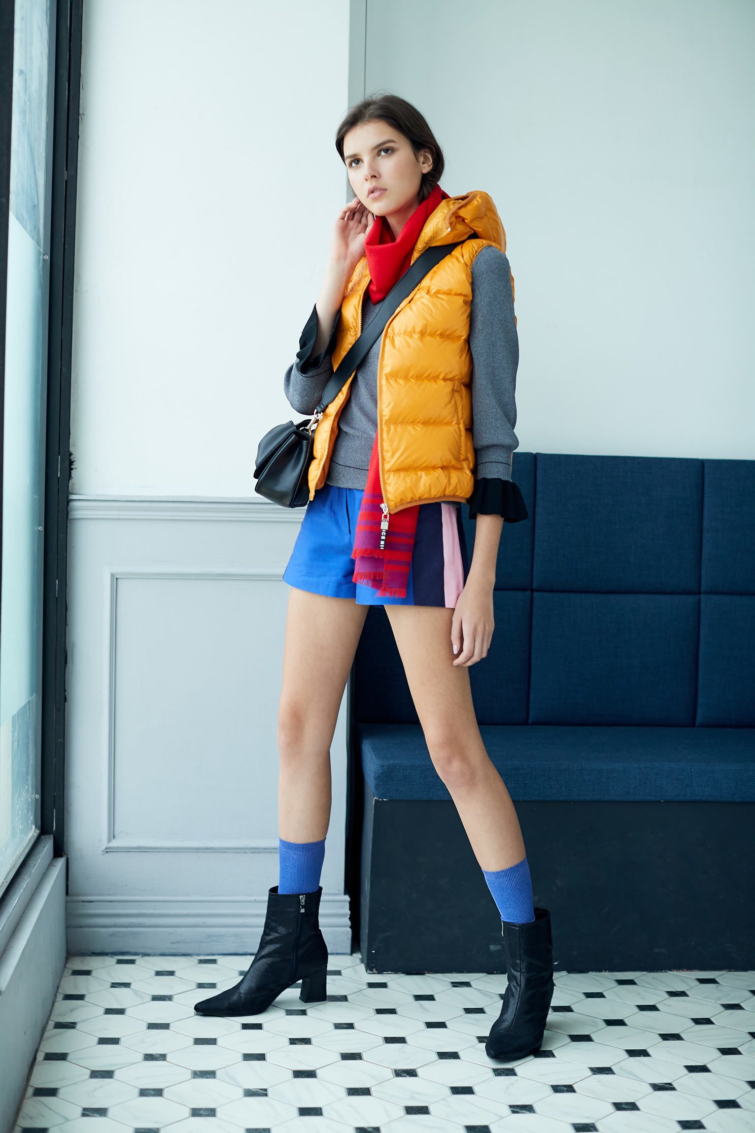 Down Bomber Vest,vest