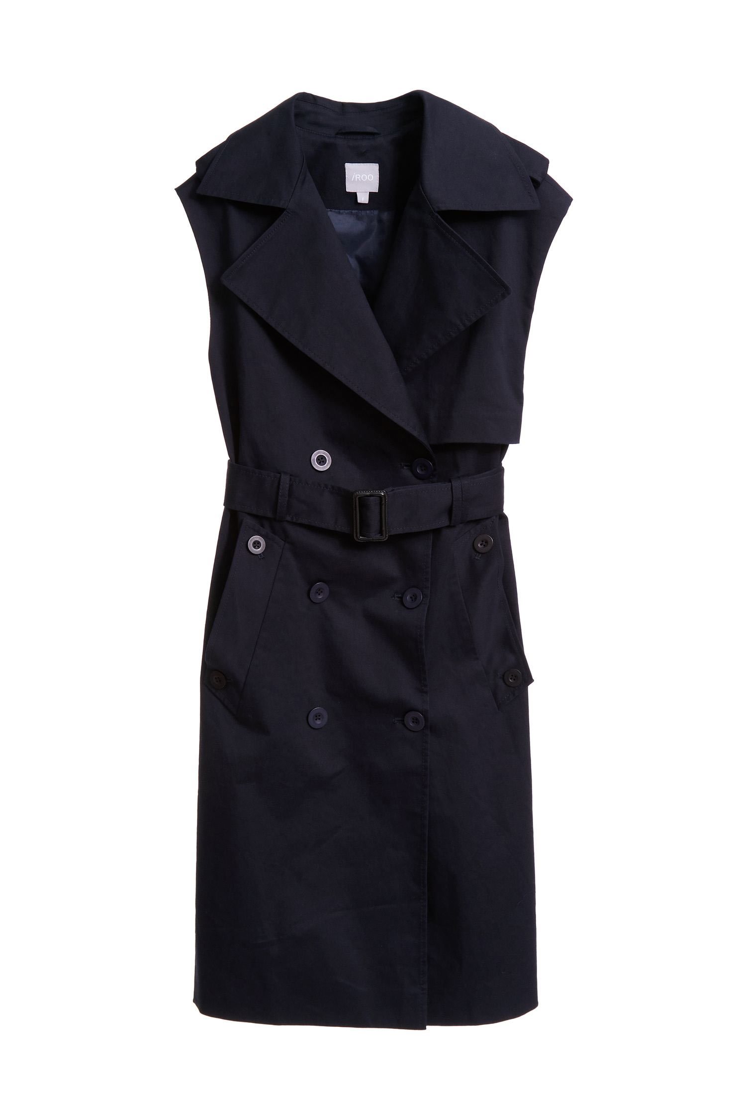 Wide collar sleeceless top,vest,vest,windbreaker