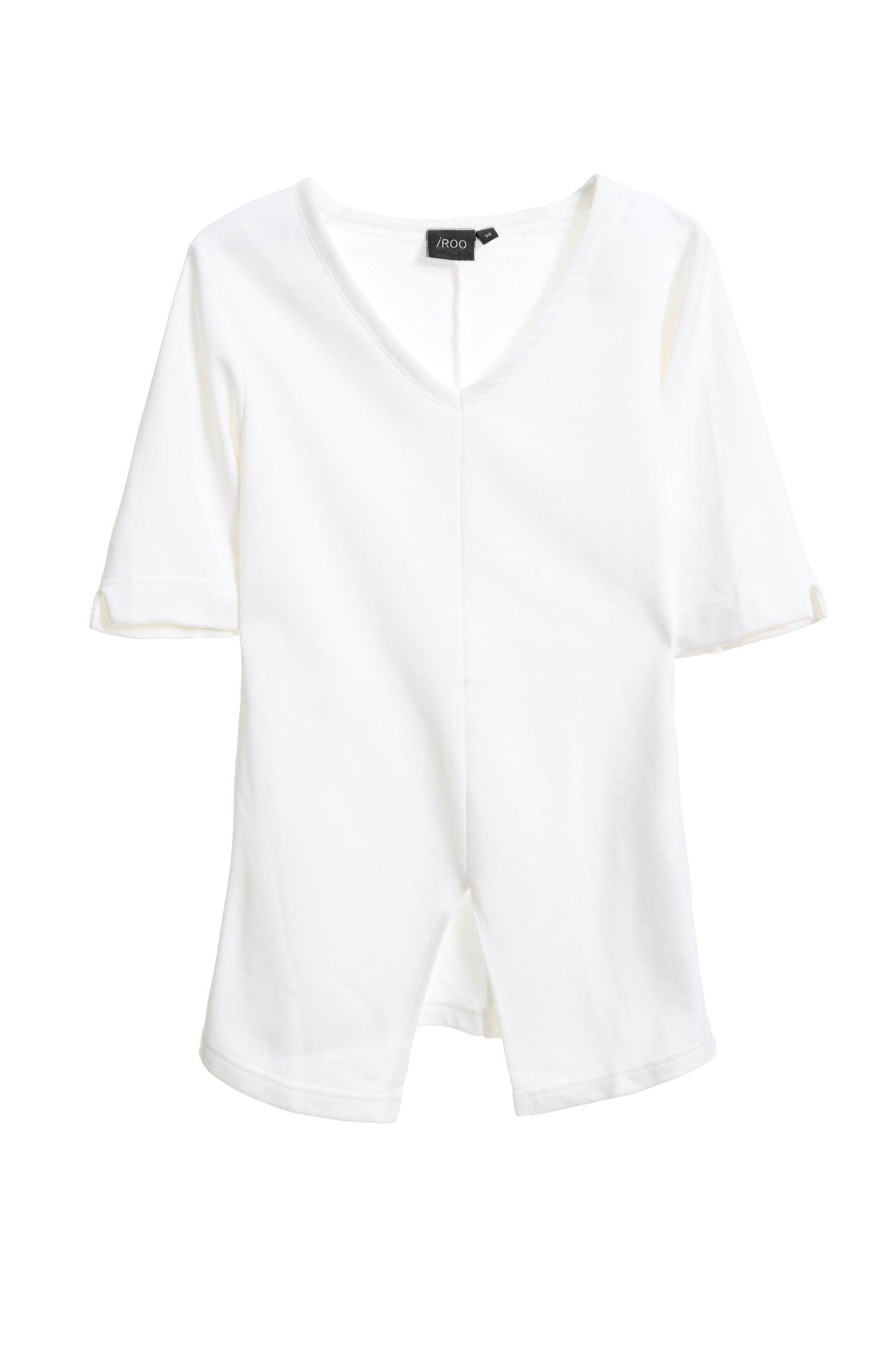 V-type cotton top,v-necktop,top,whitetop,shortsleevetop,longsleevetop