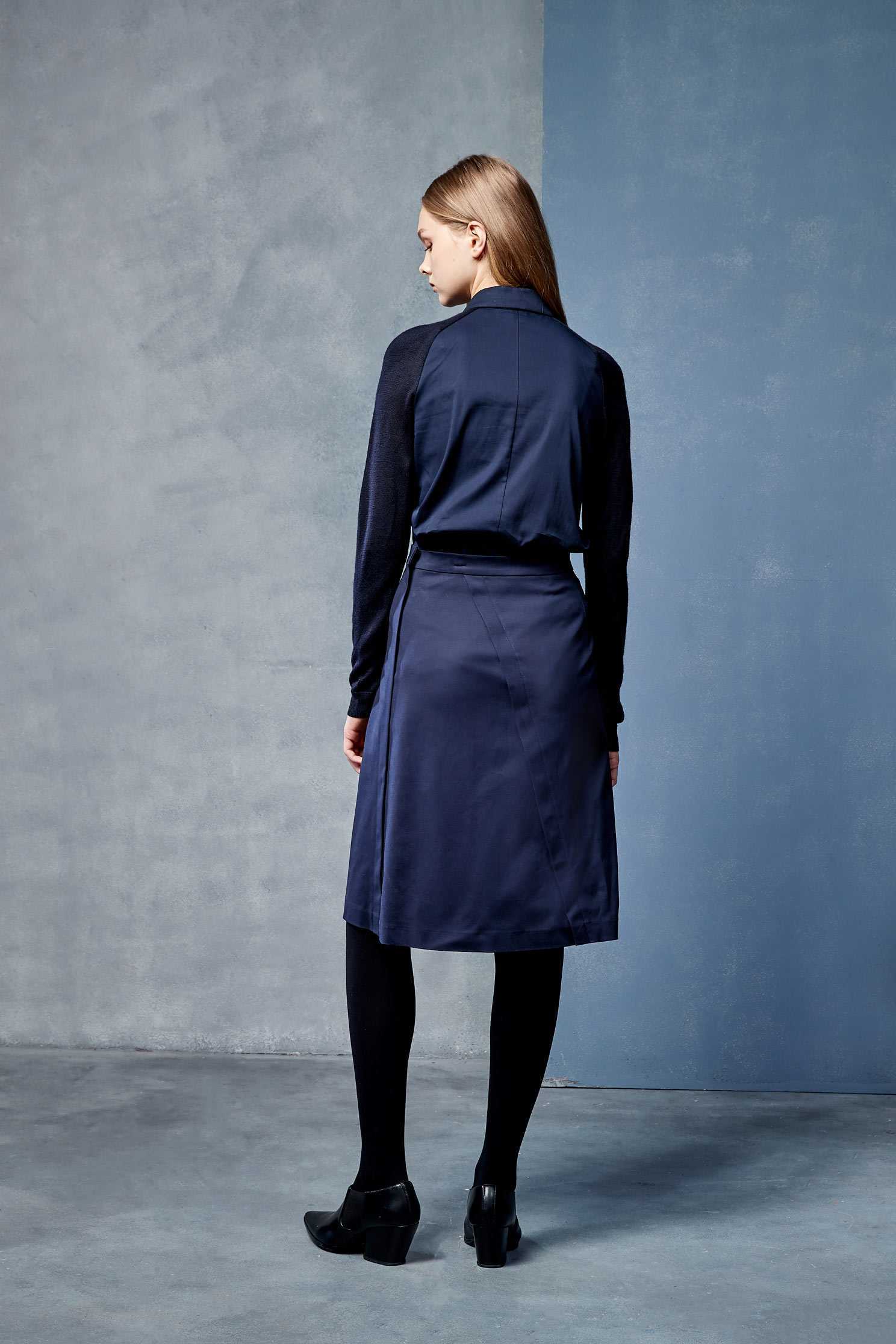 Simple texture classic shirt,top,blouse,longsleevetop