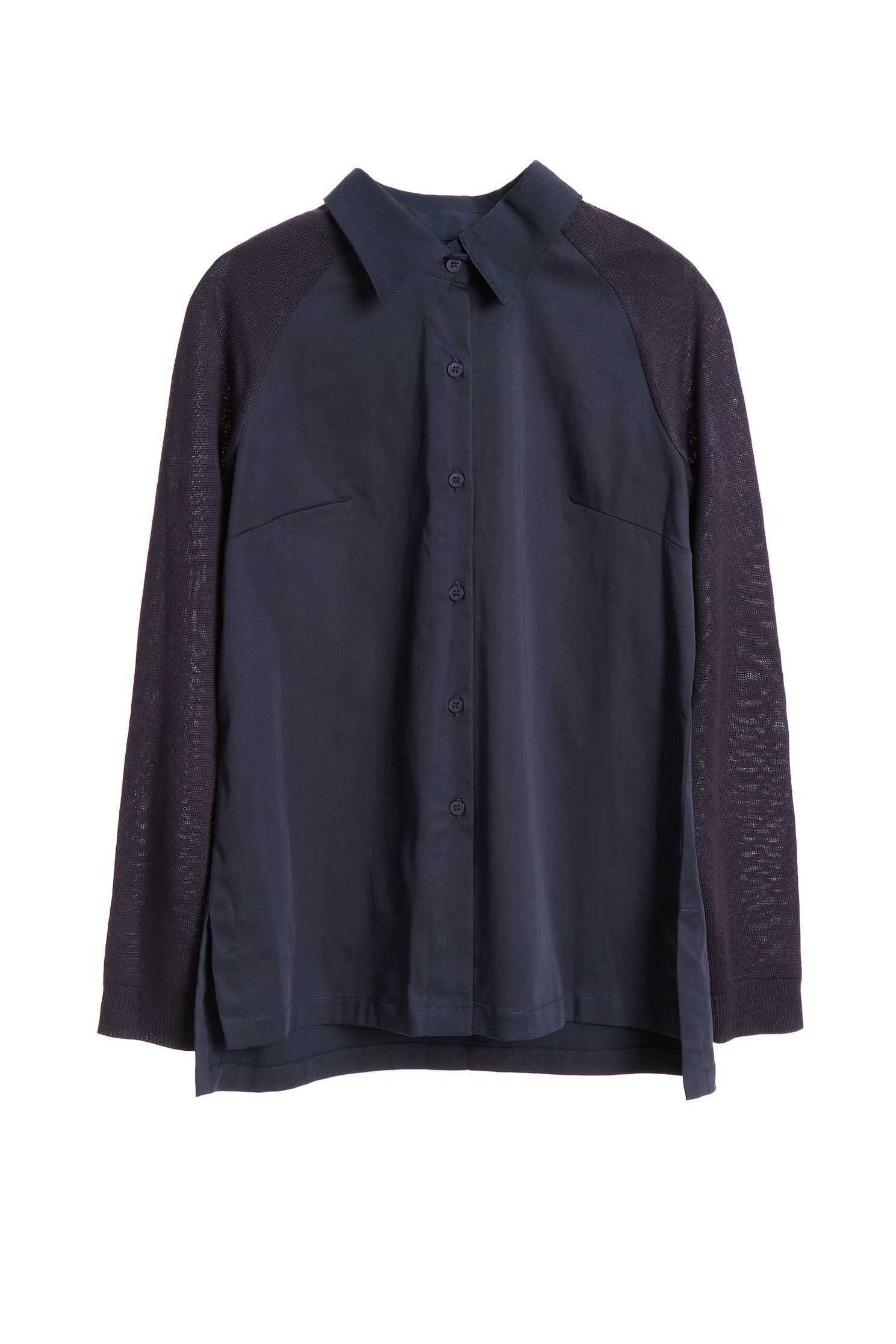 Simple texture classic shirt,top,blouse,longsleevetop