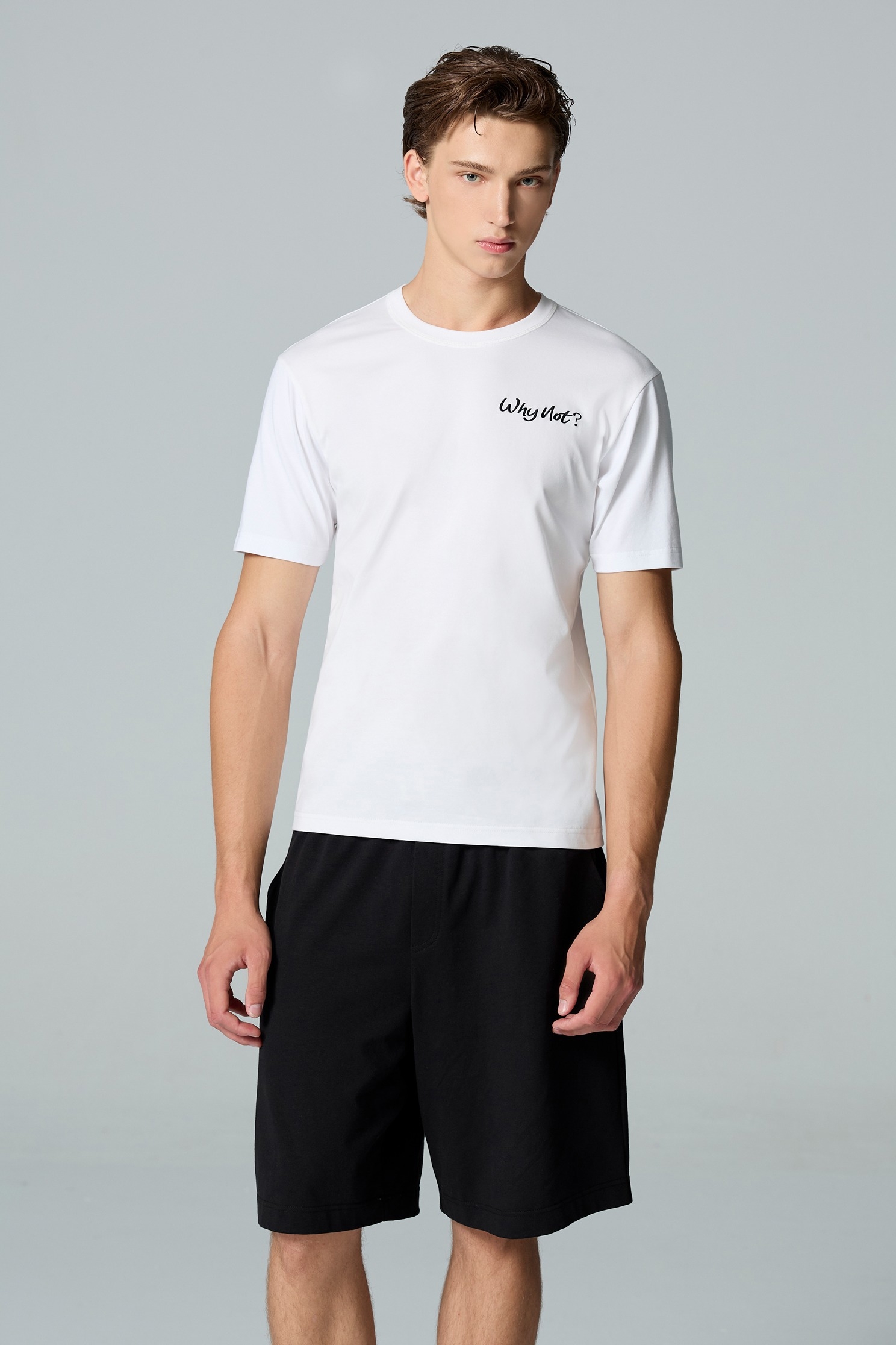雙子座男版Ｔ恤上衣雙子座男版Ｔ恤上衣,T-Shirt,上衣,刺繡,白色上衣,秋冬穿搭,黑色上衣