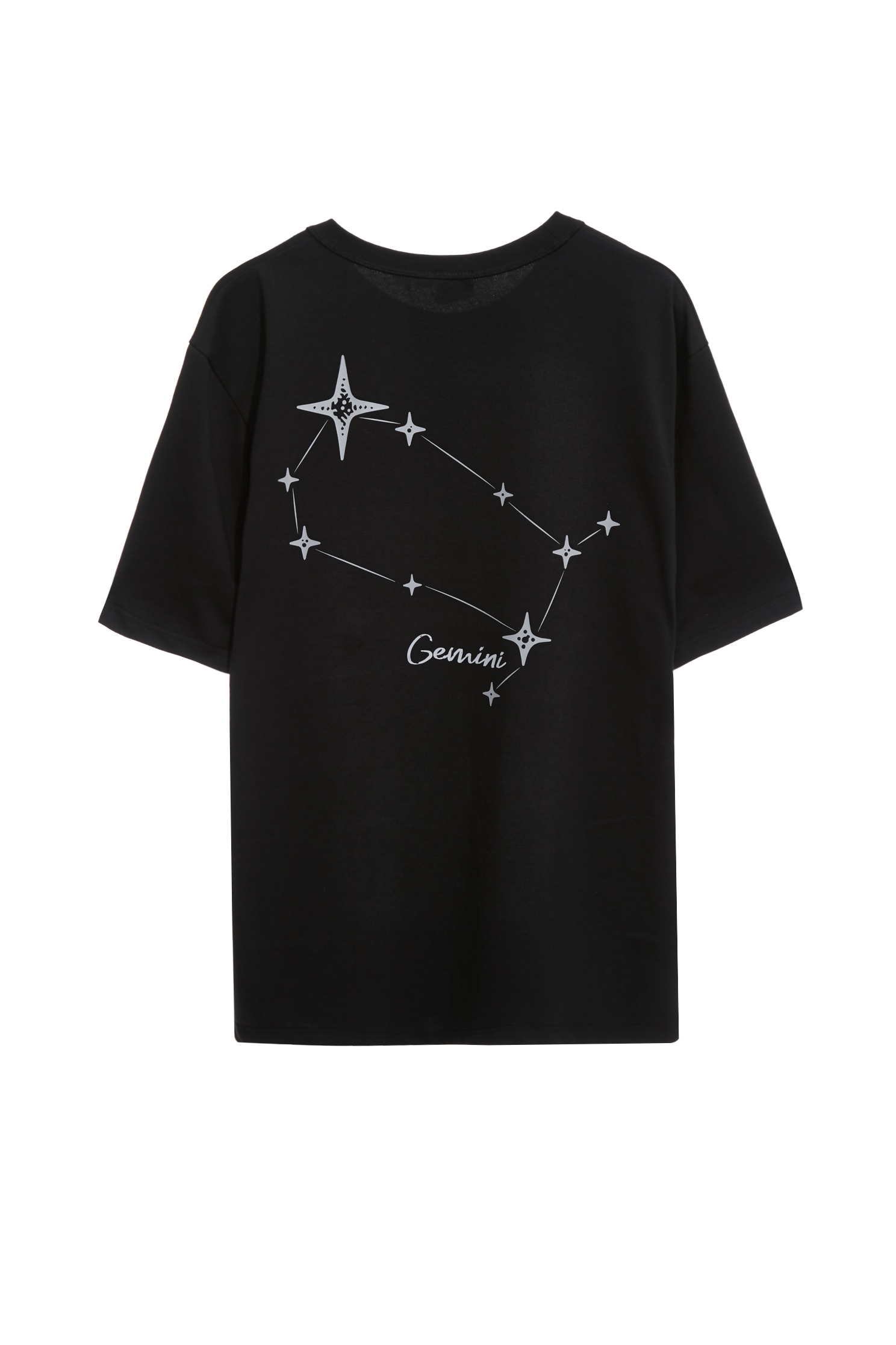 雙子座男版T恤上衣雙子座男版T恤上衣,T-Shirt,上衣,刺繡,吸濕,抗UV,涼感,白色上衣,黑色上衣
