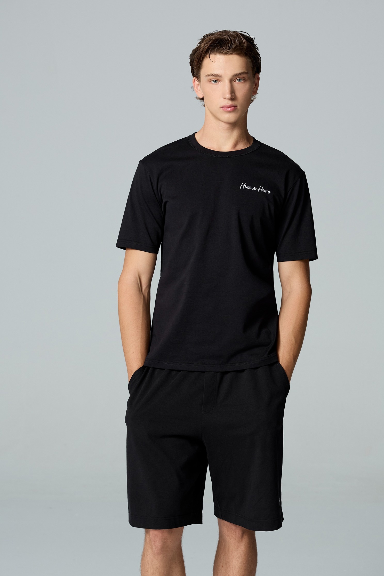 巨蟹座男版T恤上衣巨蟹座男版T恤上衣,T-Shirt,上衣,刺繡,吸濕,抗UV,涼感,白色上衣,黑色上衣