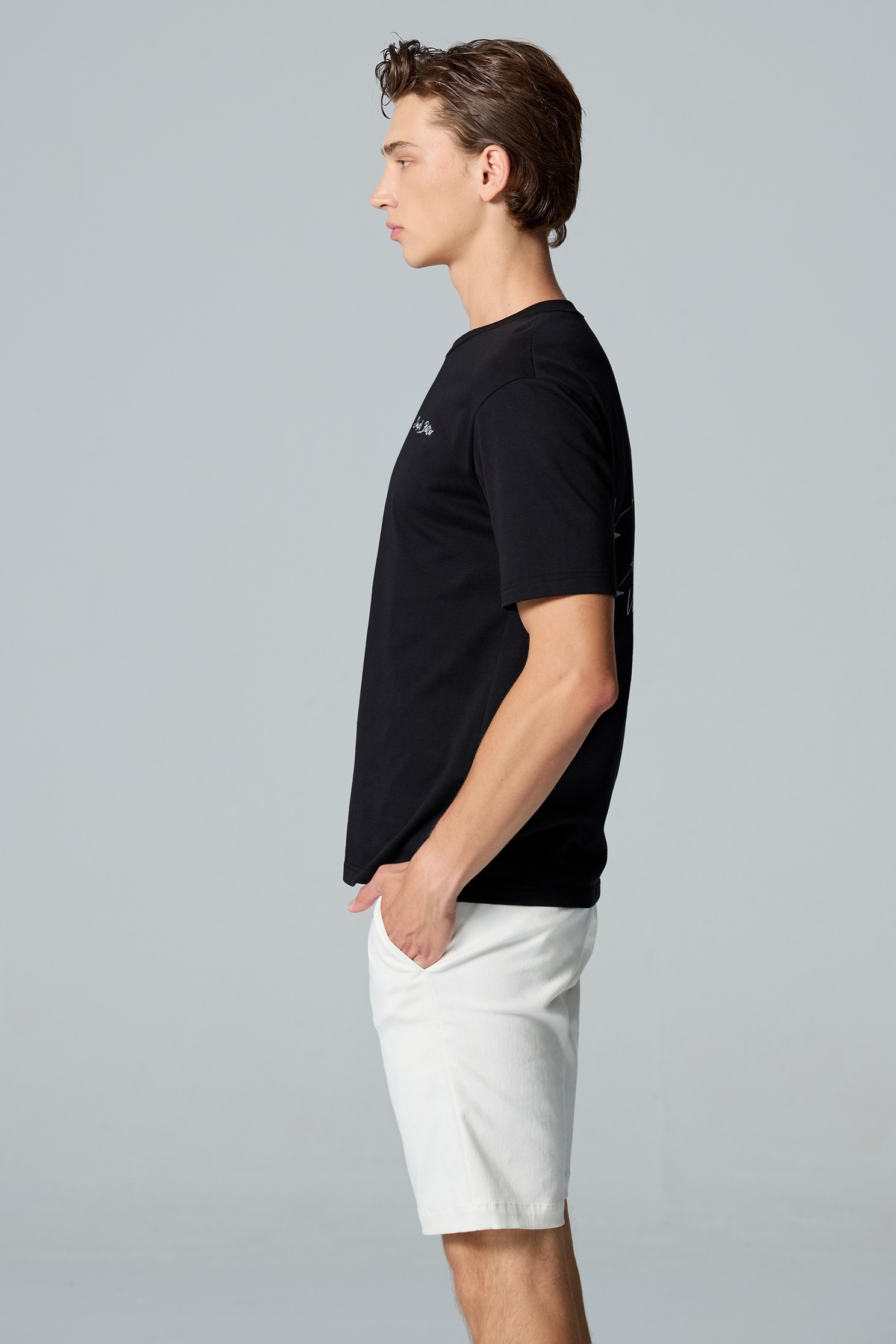 處女座男版T恤上衣處女座男版T恤上衣,T-Shirt,上衣,刺繡,吸濕,抗UV,涼感,白色上衣,黑色上衣