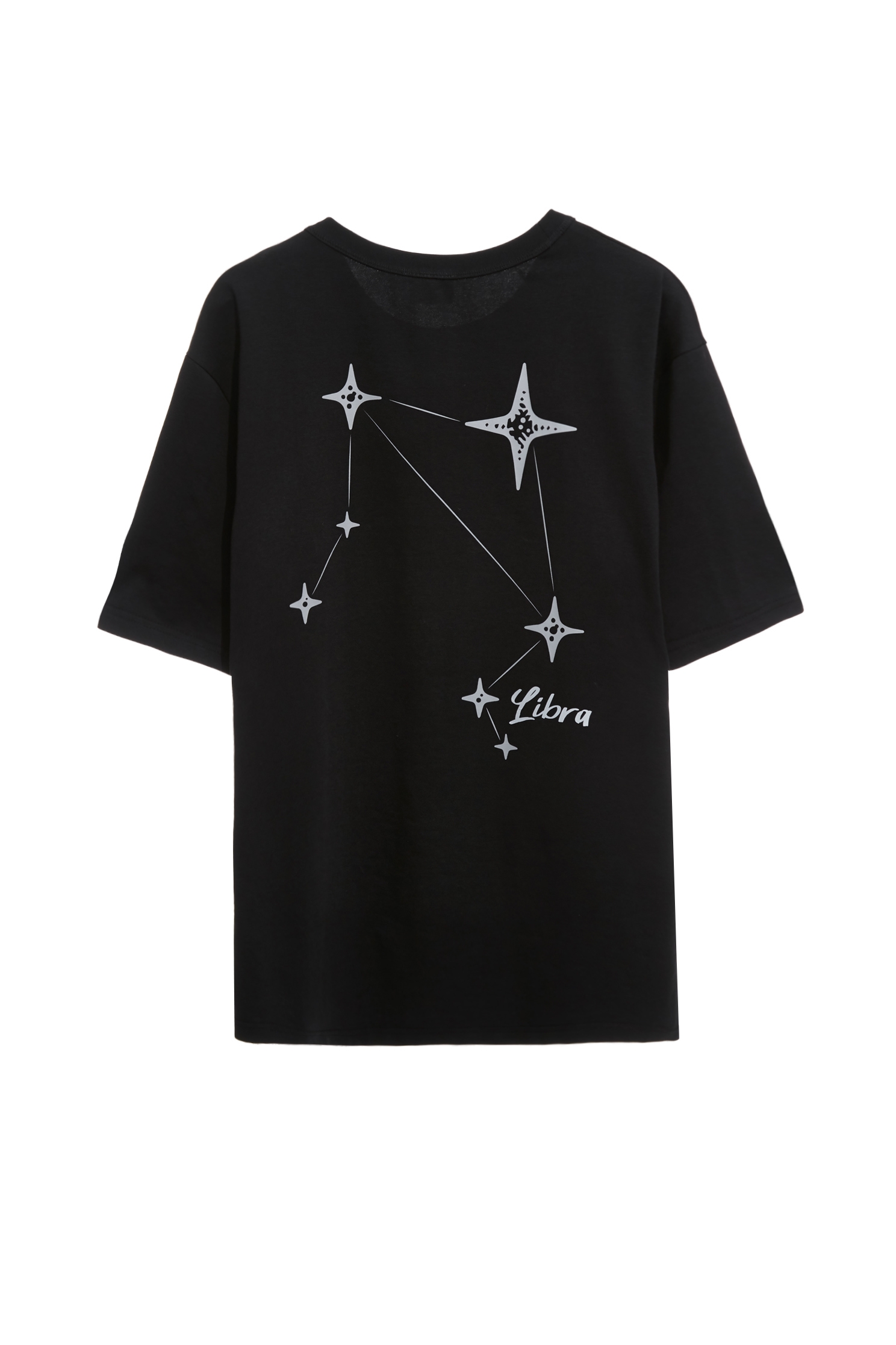 天秤座男版T恤上衣天秤座男版T恤上衣,T-Shirt,上衣,刺繡,吸濕,抗UV,涼感,白色上衣,黑色上衣