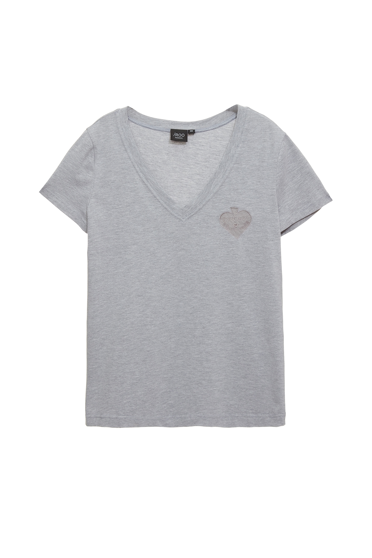 桃心圖騰刺繡T恤上衣桃心圖騰刺繡T恤上衣,T-Shirt,上衣,刺繡,春夏穿搭